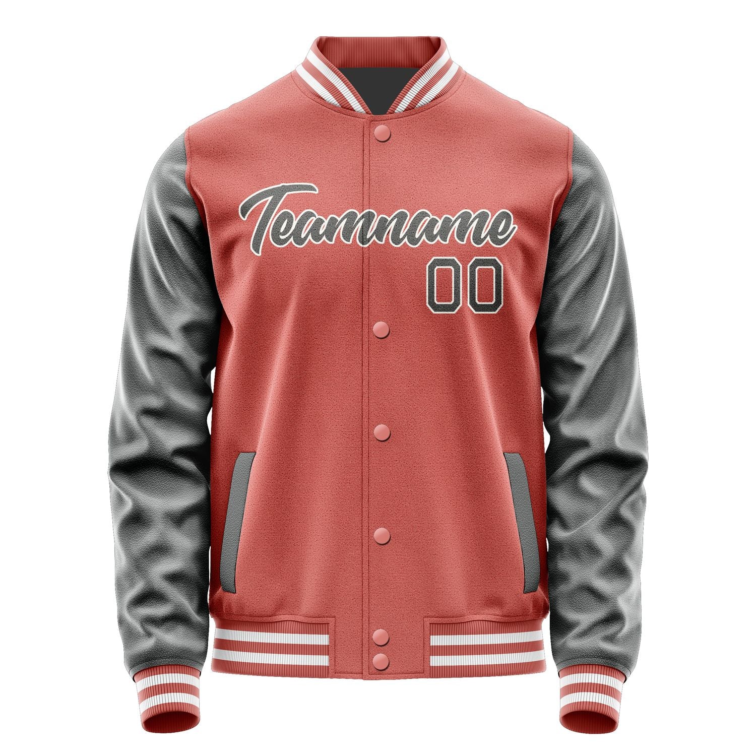 Custom Copper Rose Dark Grey Jacket JA2929202917B21720