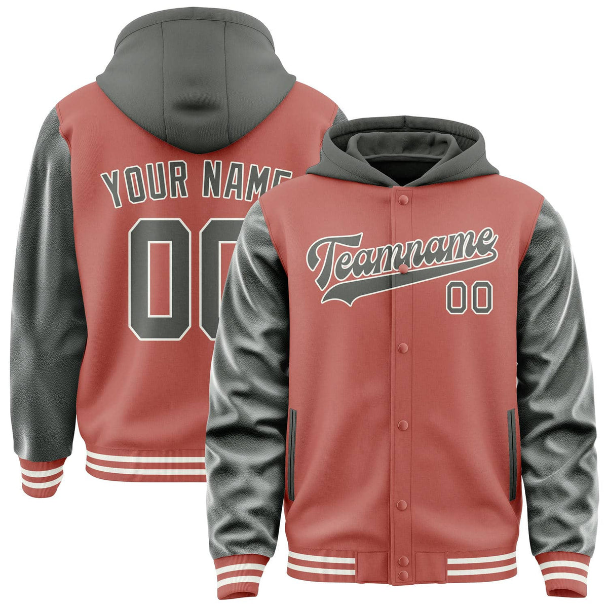 Custom Rose Jacket Custom Copper Rose Dark Grey Jacket – Customyouridea