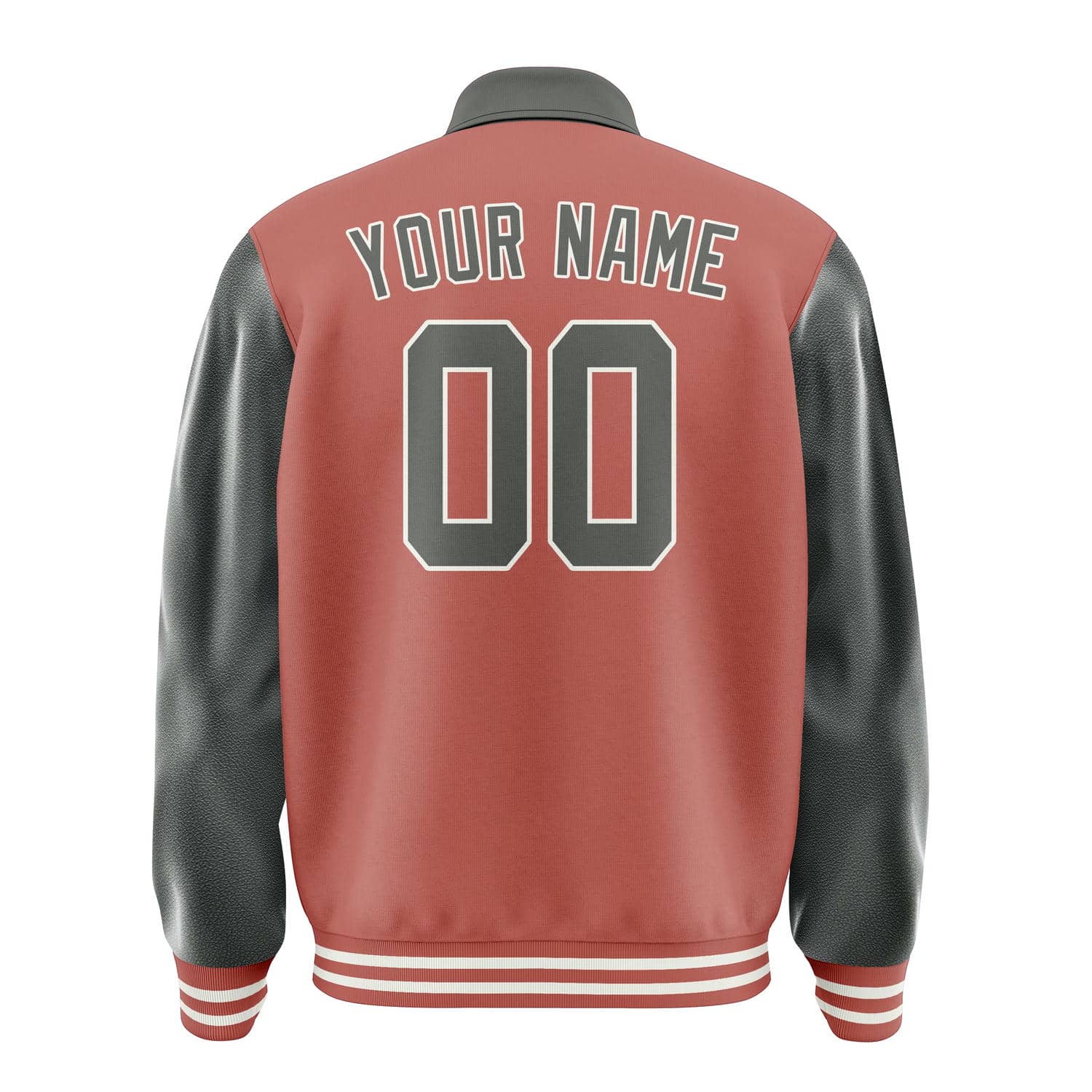 Custom Copper Rose Dark Grey Jacket