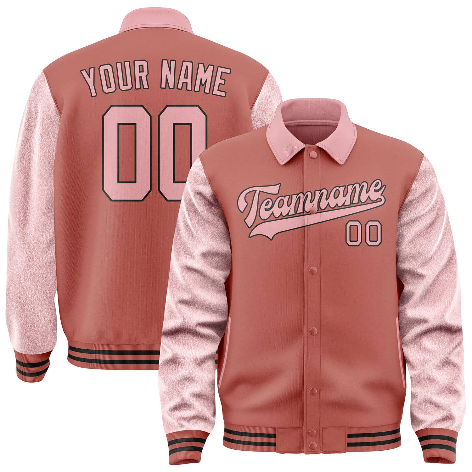 Custom Copper Rose Light Pink Jacket