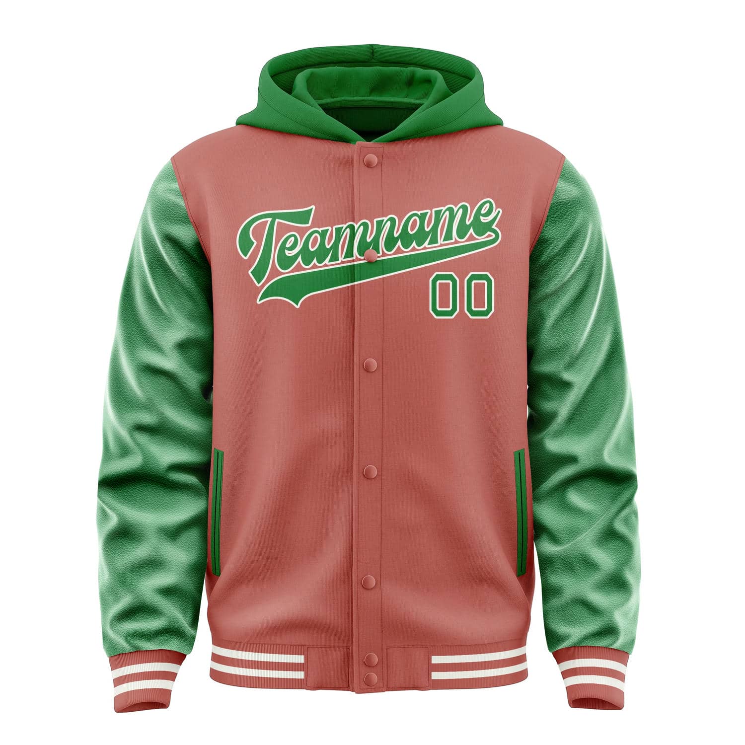 Custom Copper Rose Emerald Green Jacket