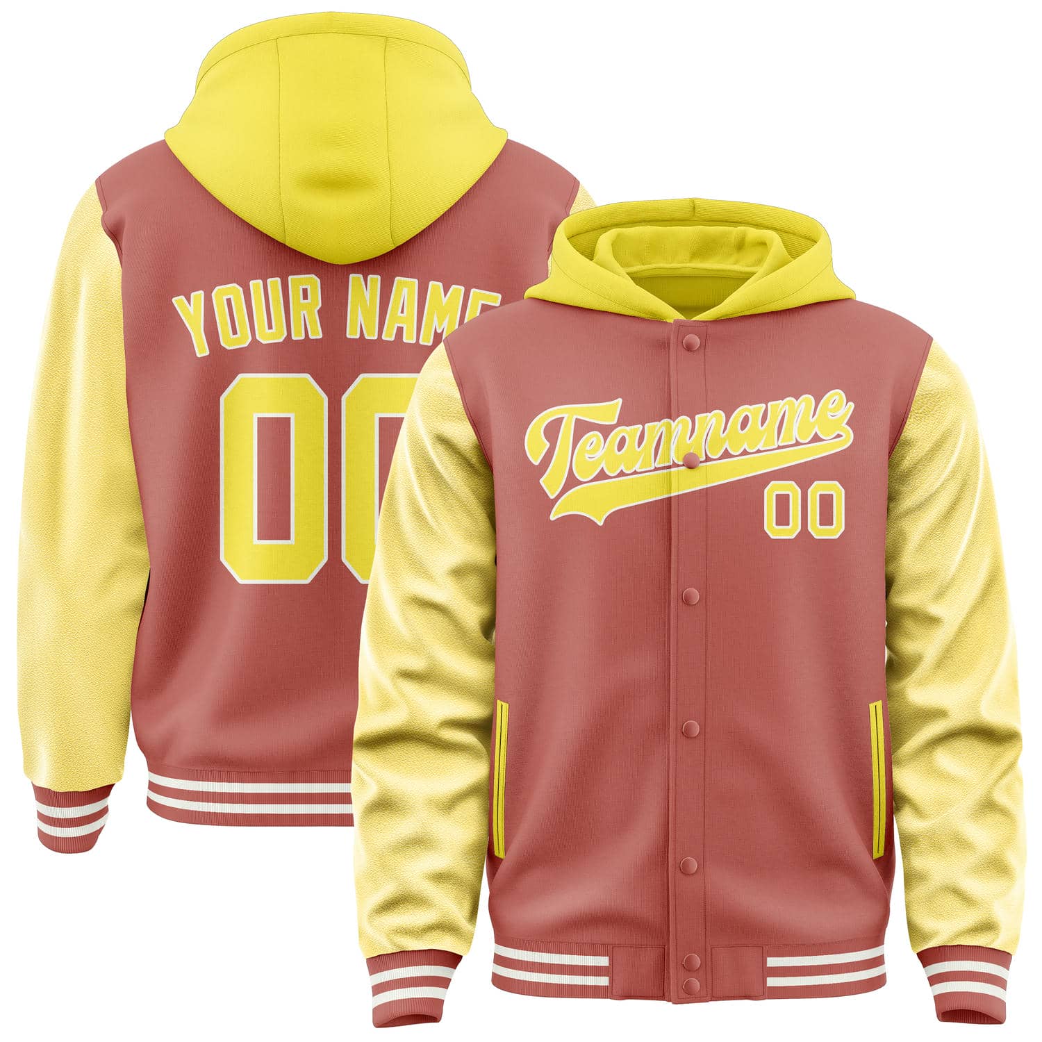 Custom Copper Rose Light Yellow Jacket