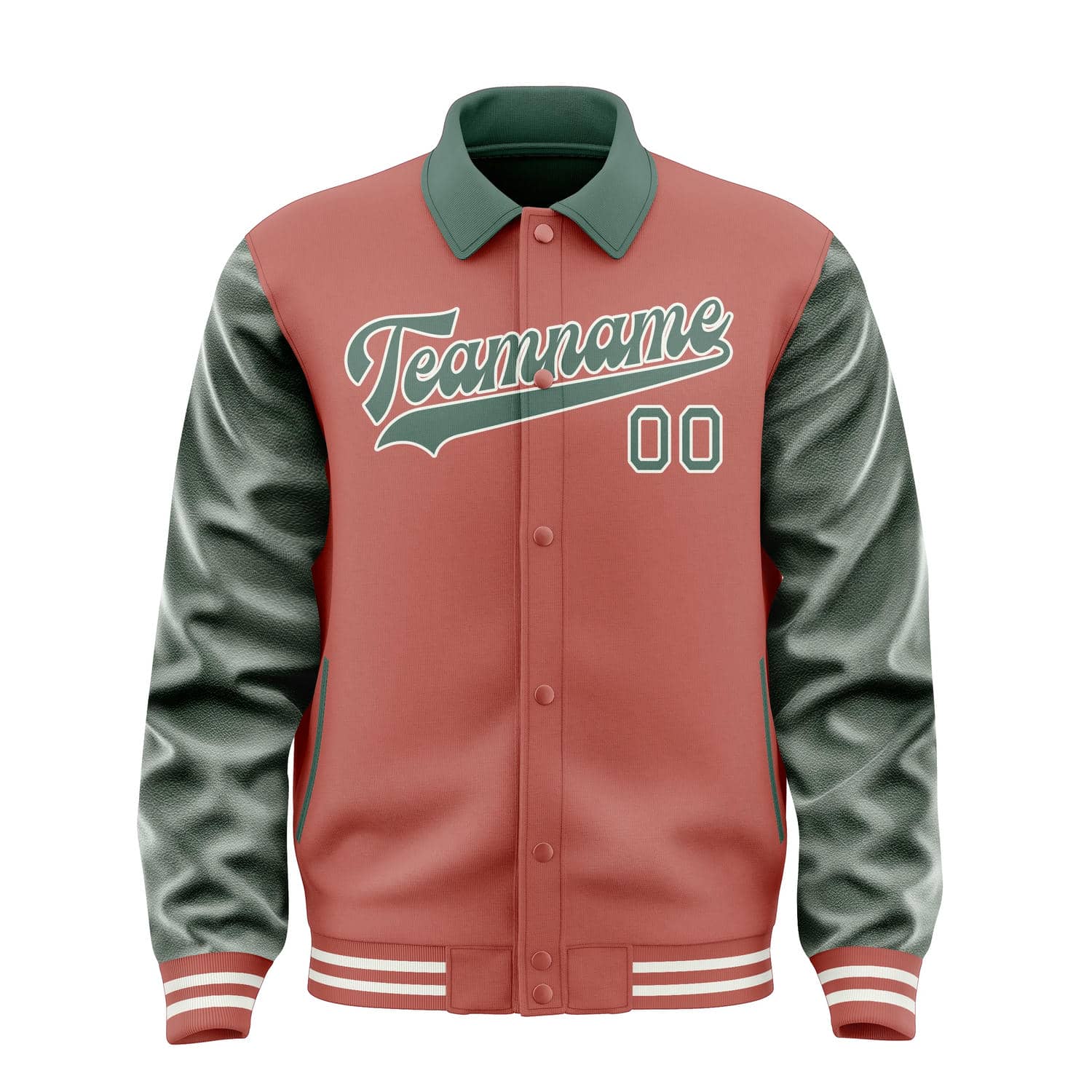 Custom Copper Rose Blue Green Jacket