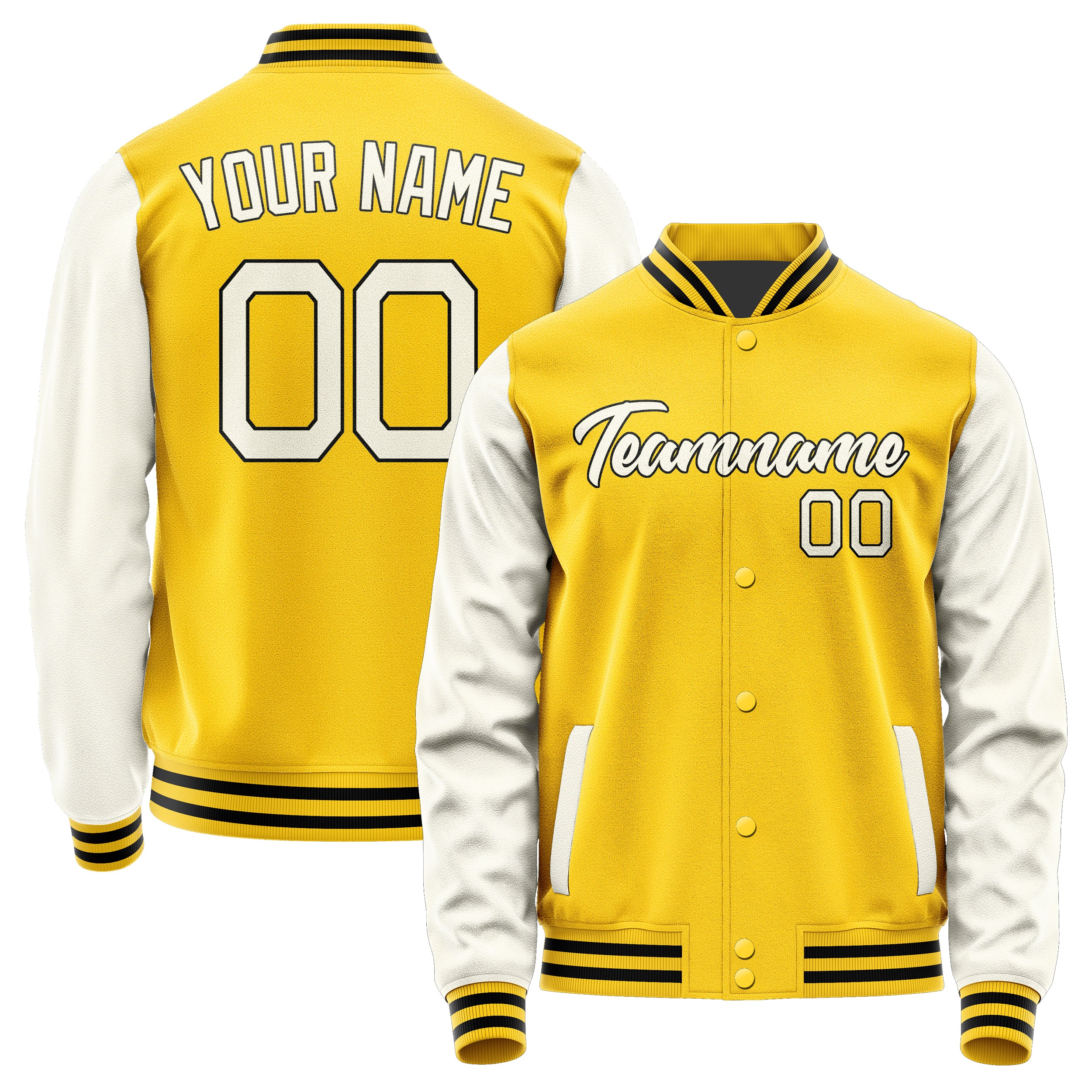 Custom Gold Cream Jacket JA3030033017B21703