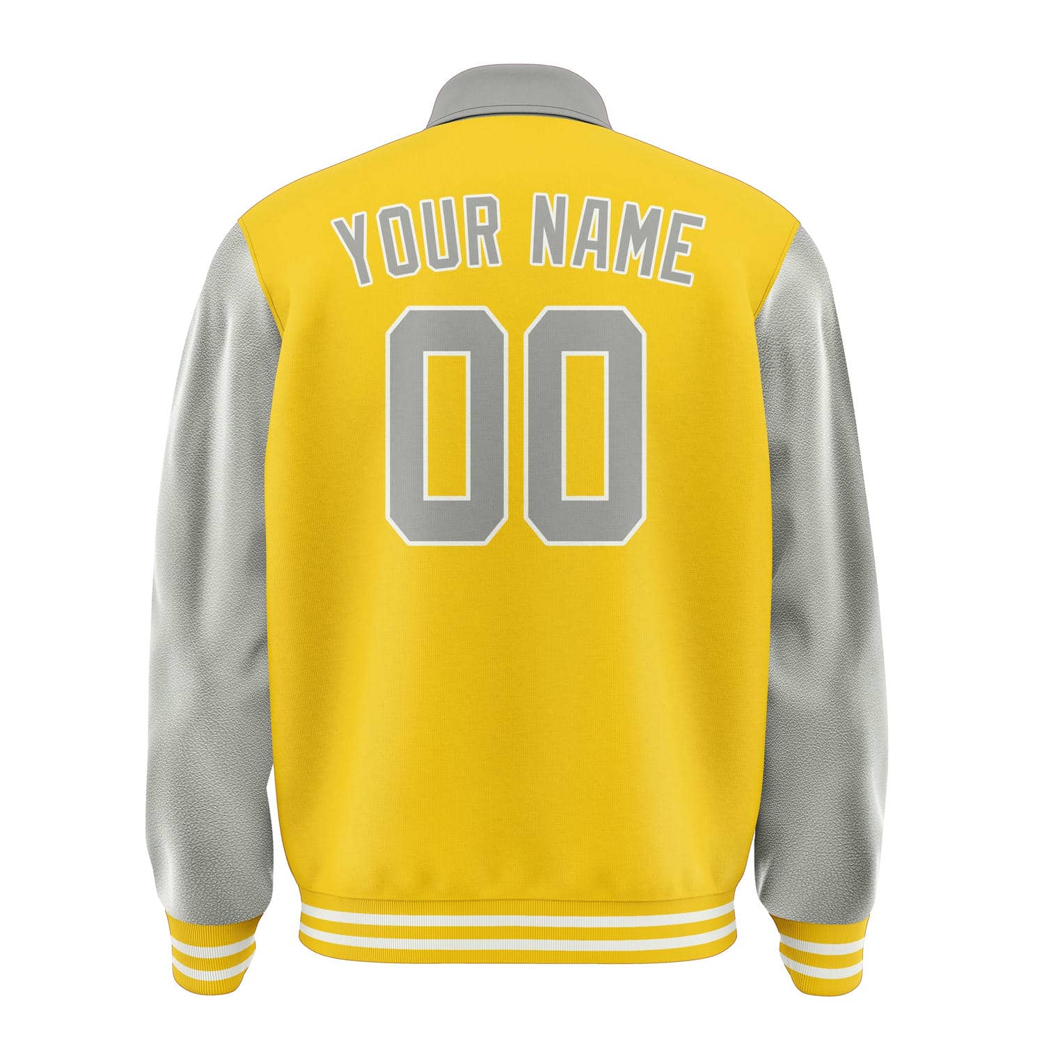 Custom Gold Gray Jacket