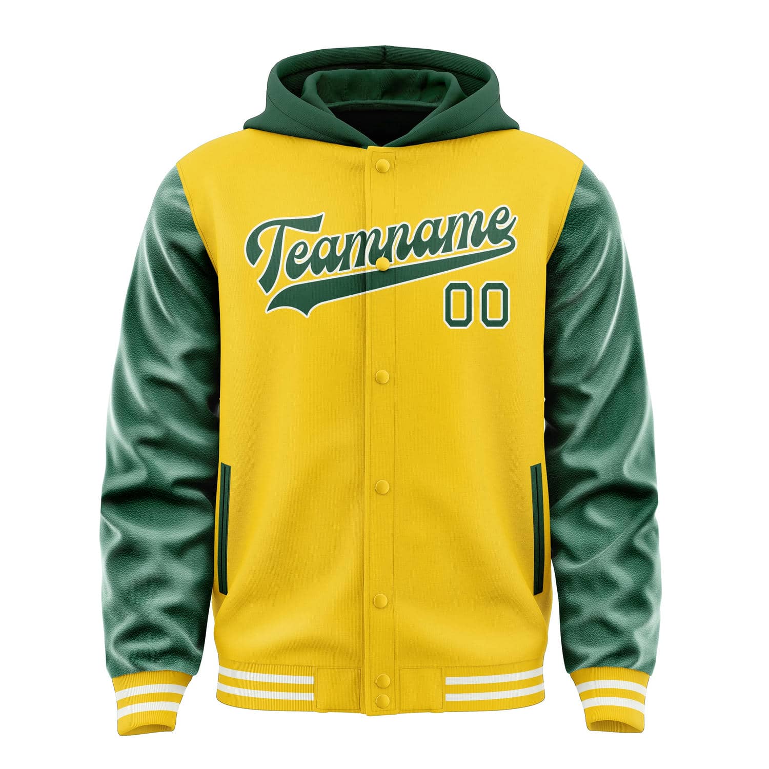Custom Gold Green Jacket