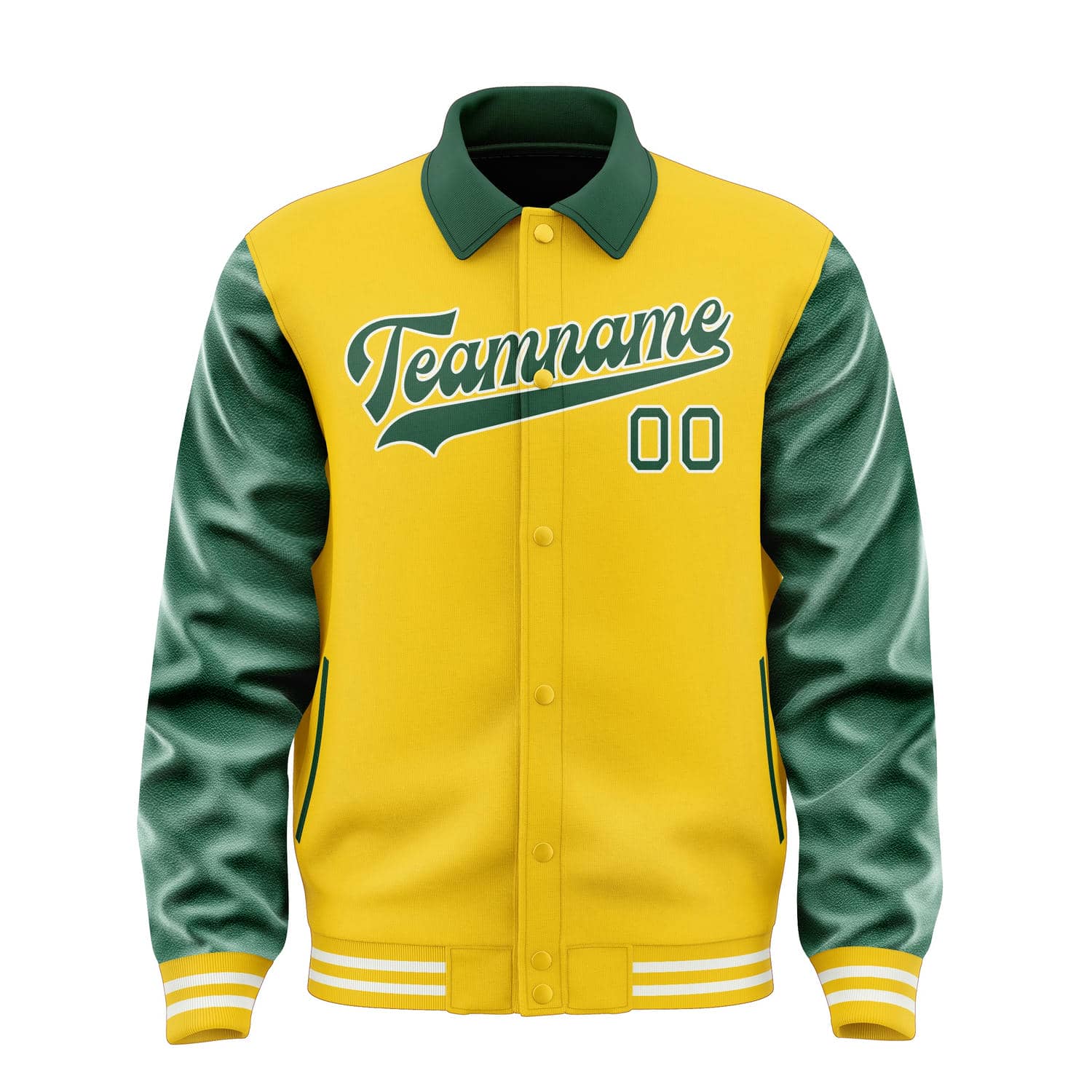 Custom Gold Green Jacket