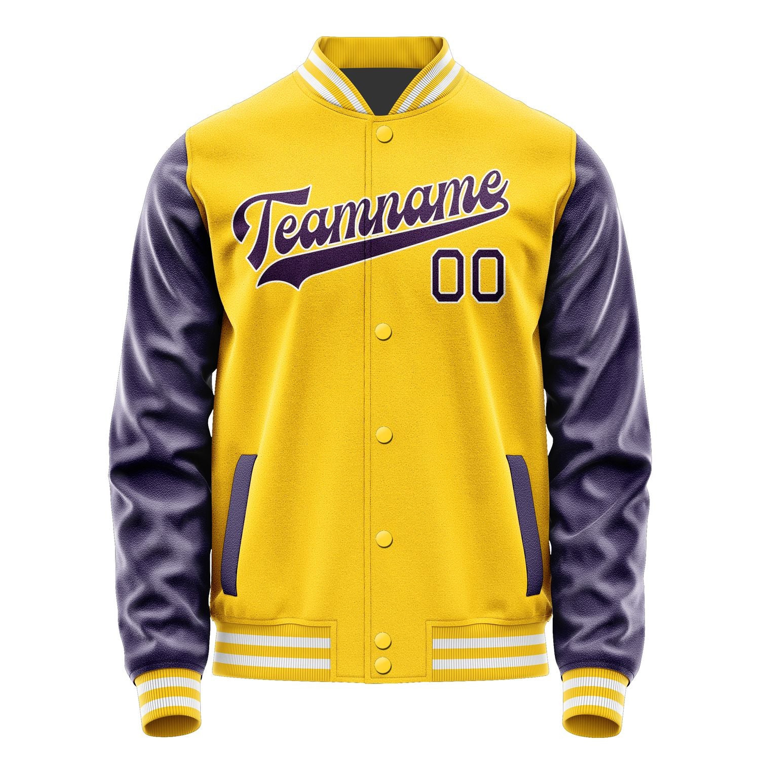 Custom Gold Purple Jacket JA3030073018B31807