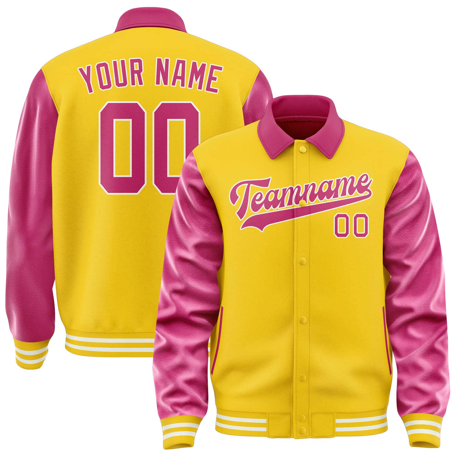 Custom Gold Pink Jacket