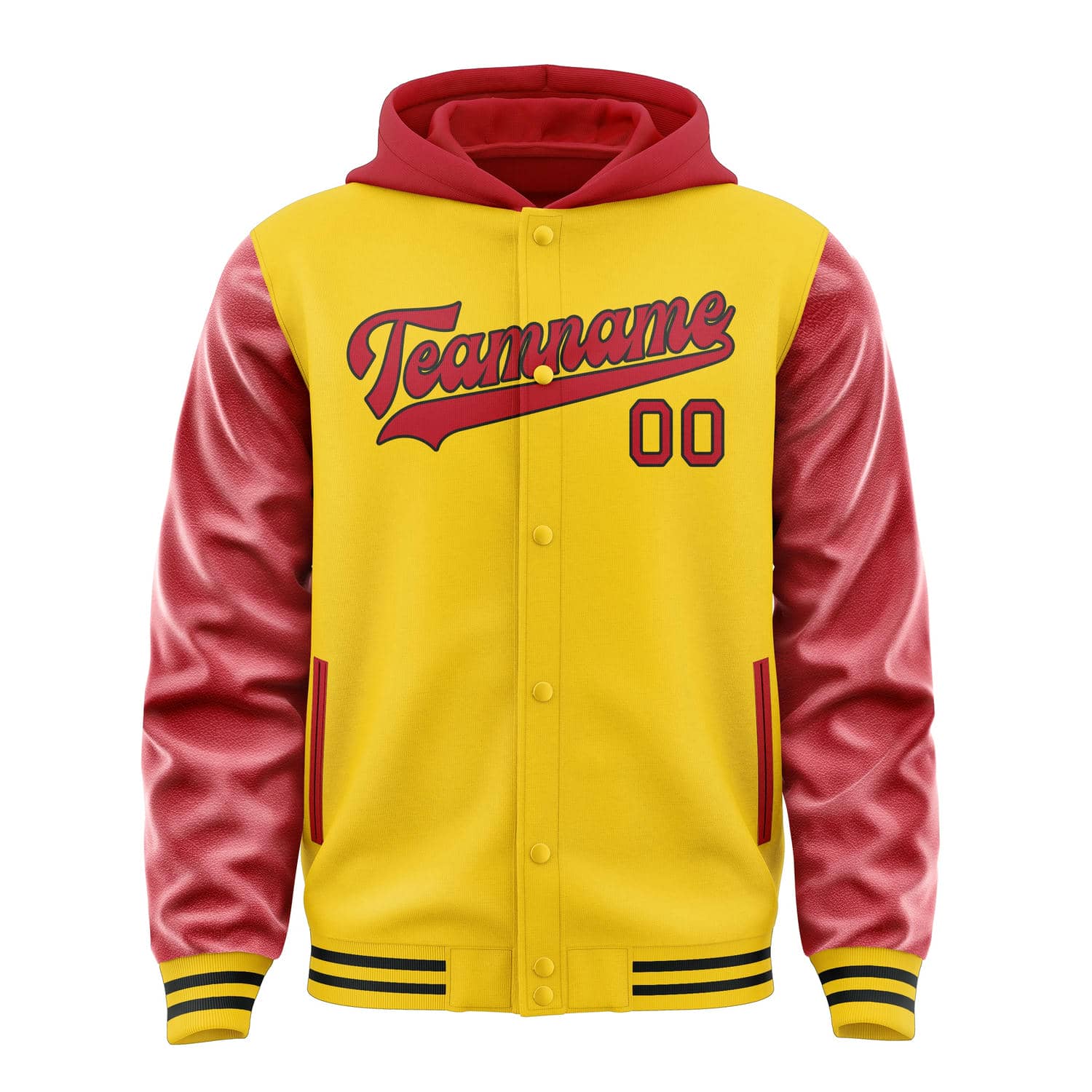 Custom Gold Red Jacket
