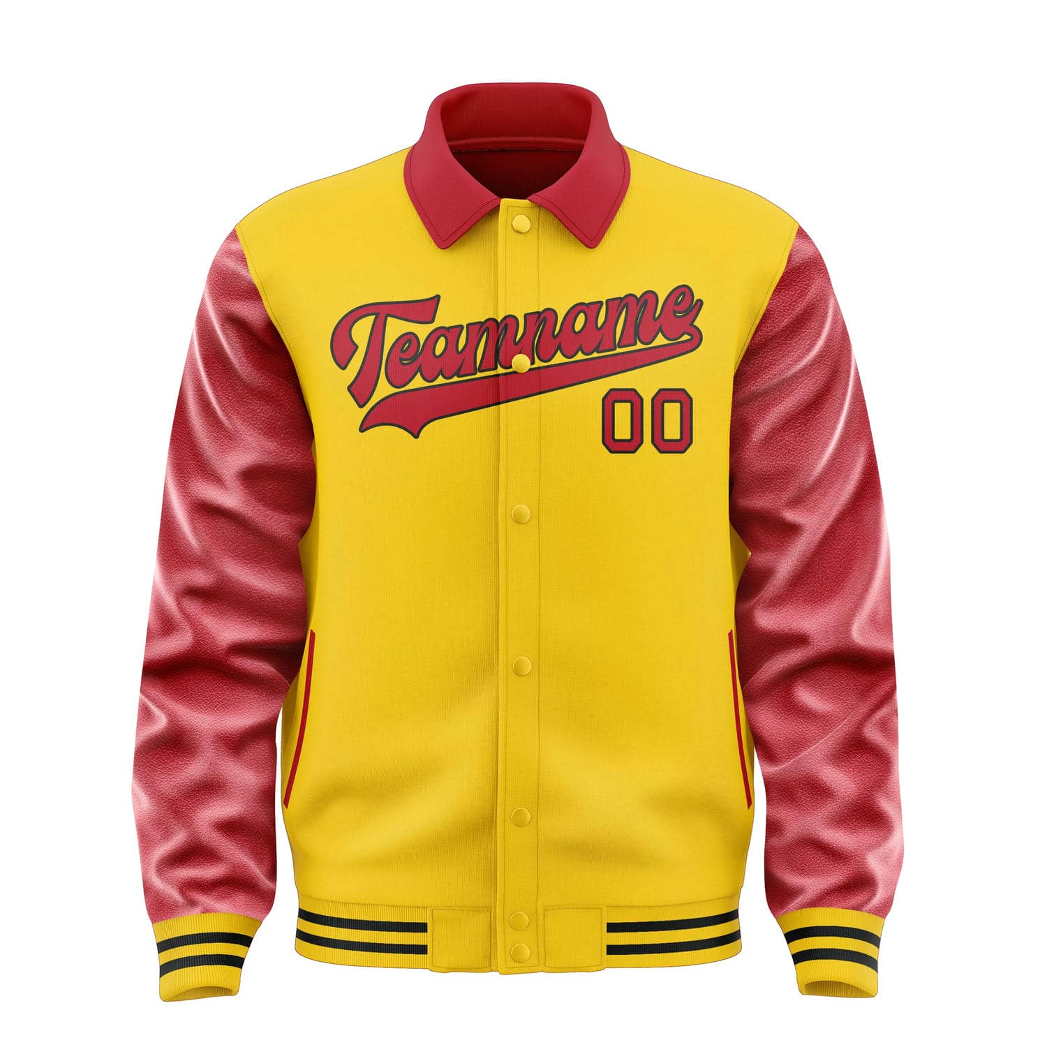 Custom Gold Red Jacket