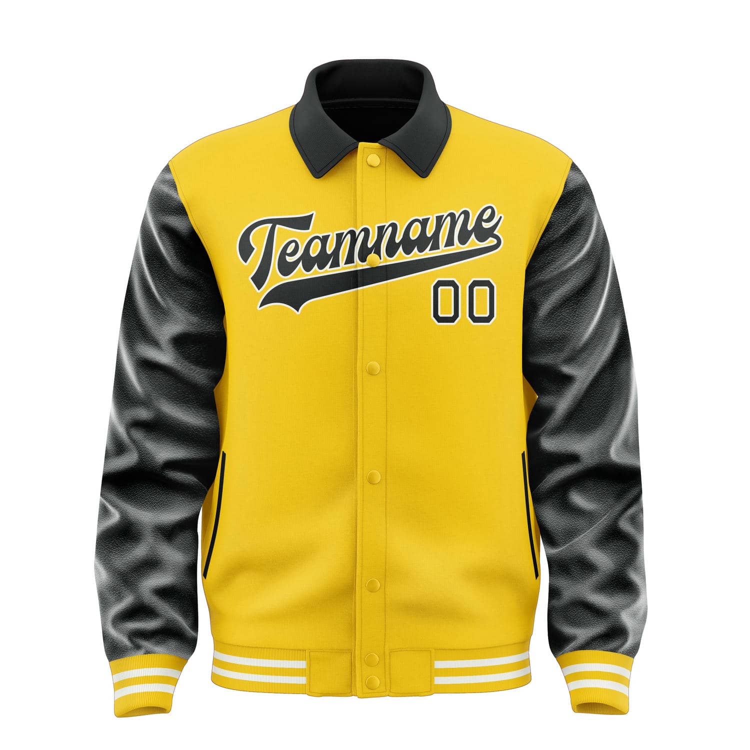 Custom Gold Black Jacket