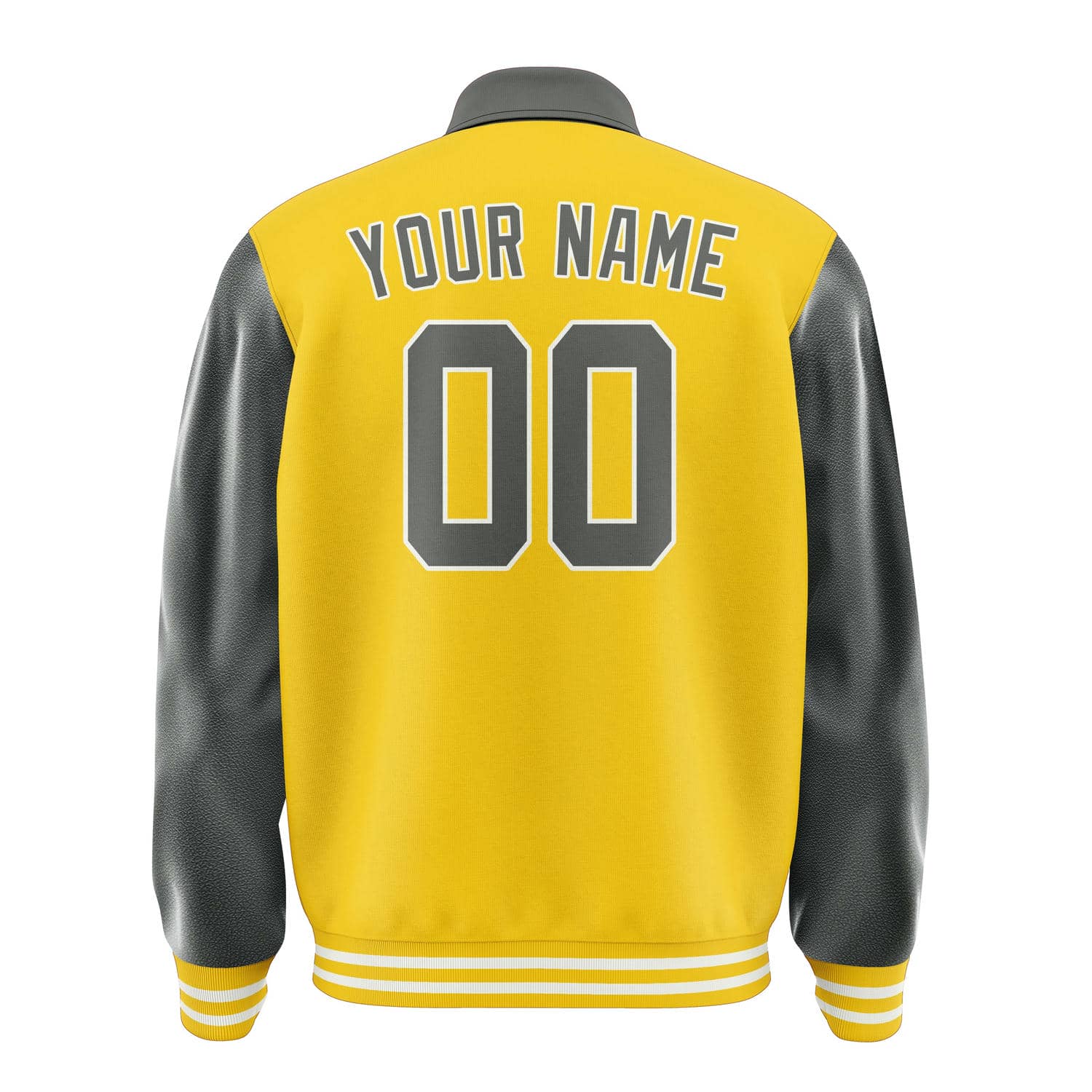 Custom Gold Dark Grey Jacket