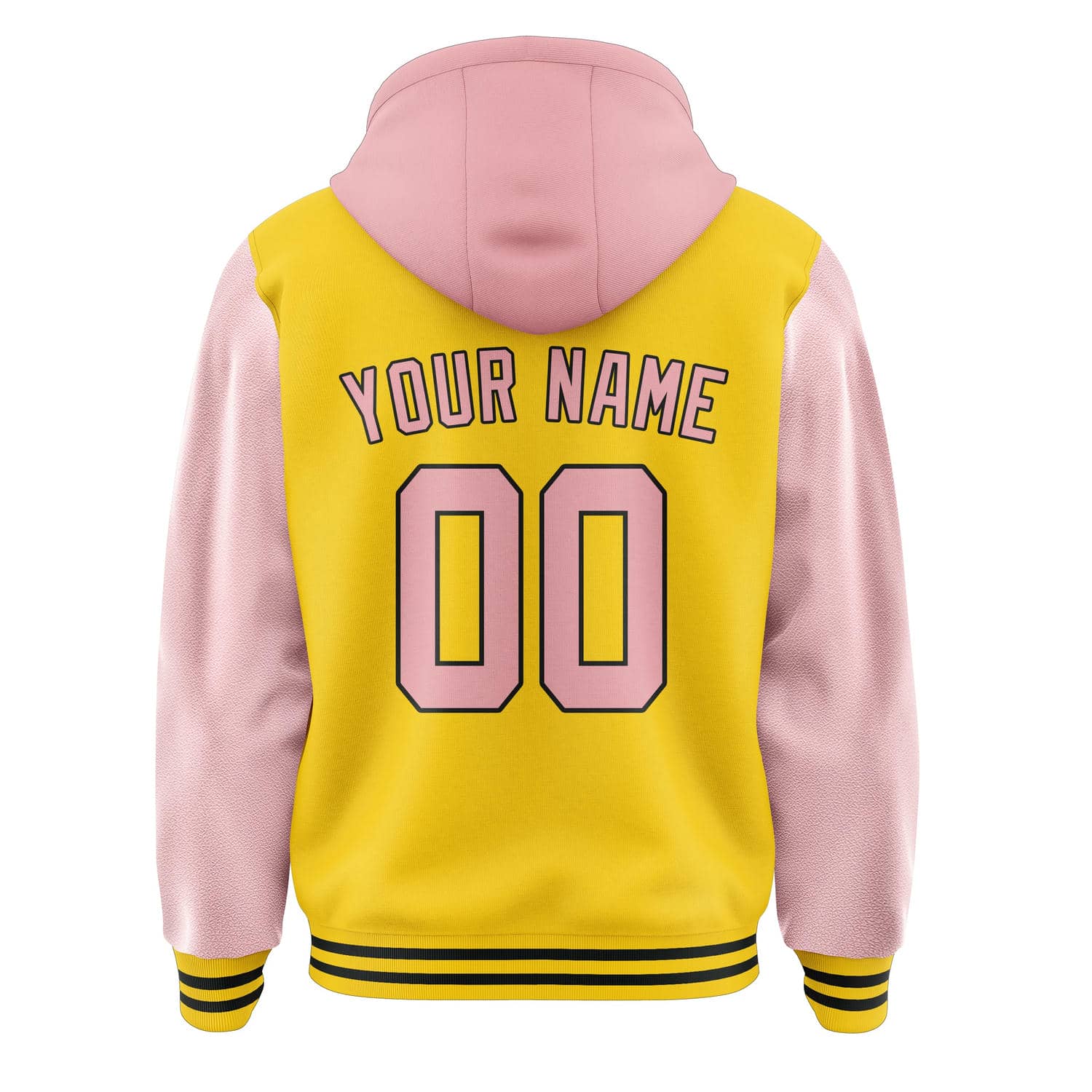 Custom Gold Light Pink Jacket
