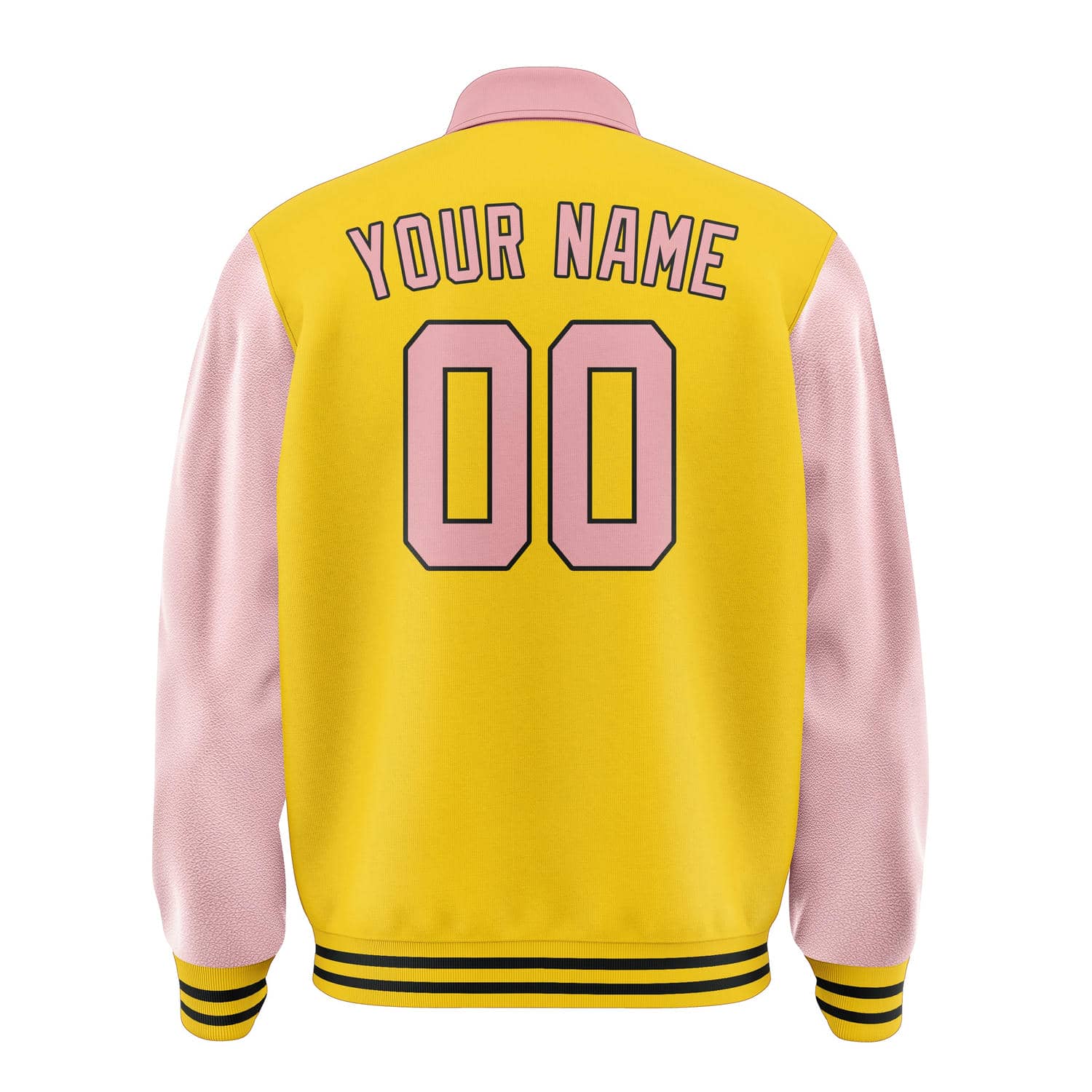 Custom Gold Light Pink Jacket
