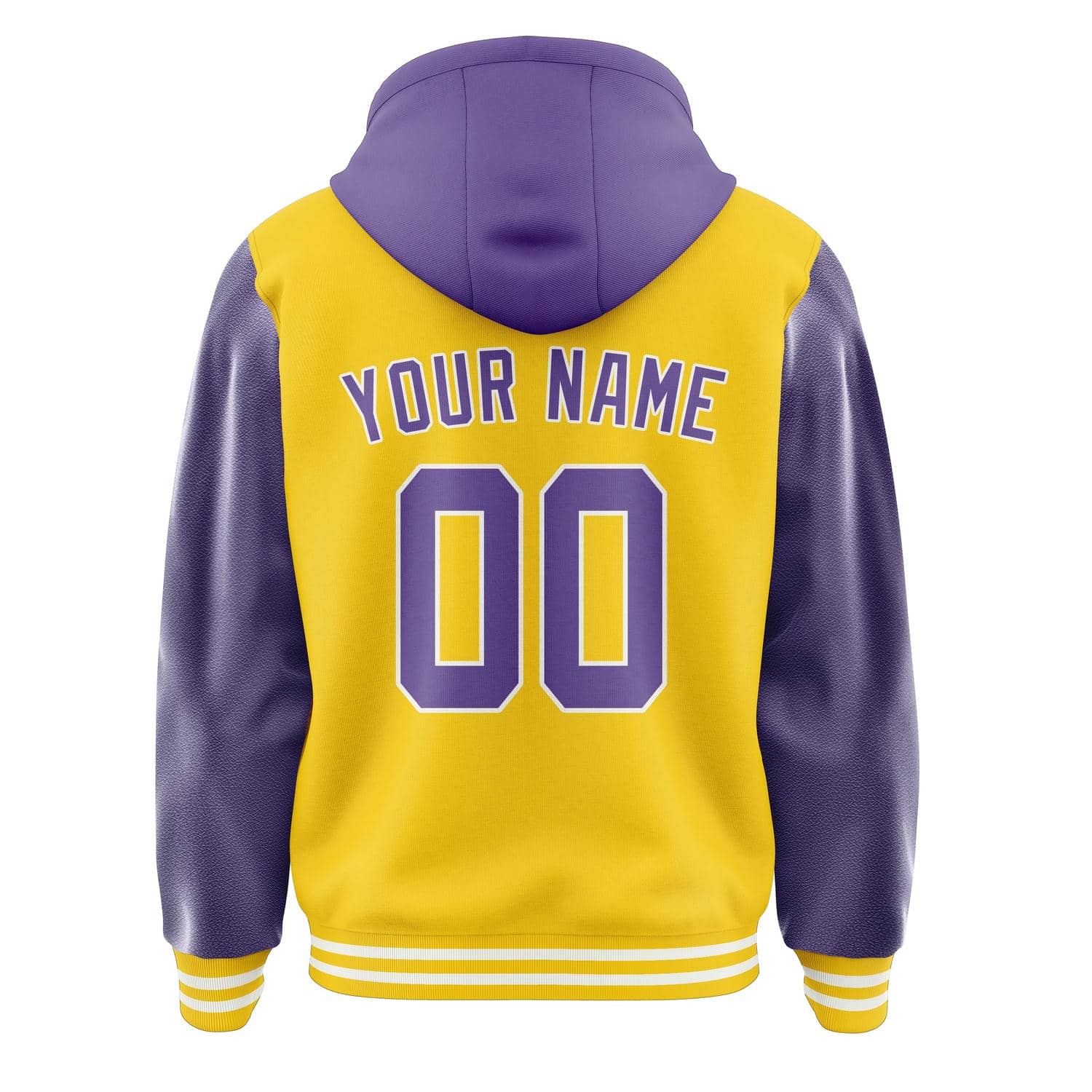 Custom Gold Light Purple Jacket