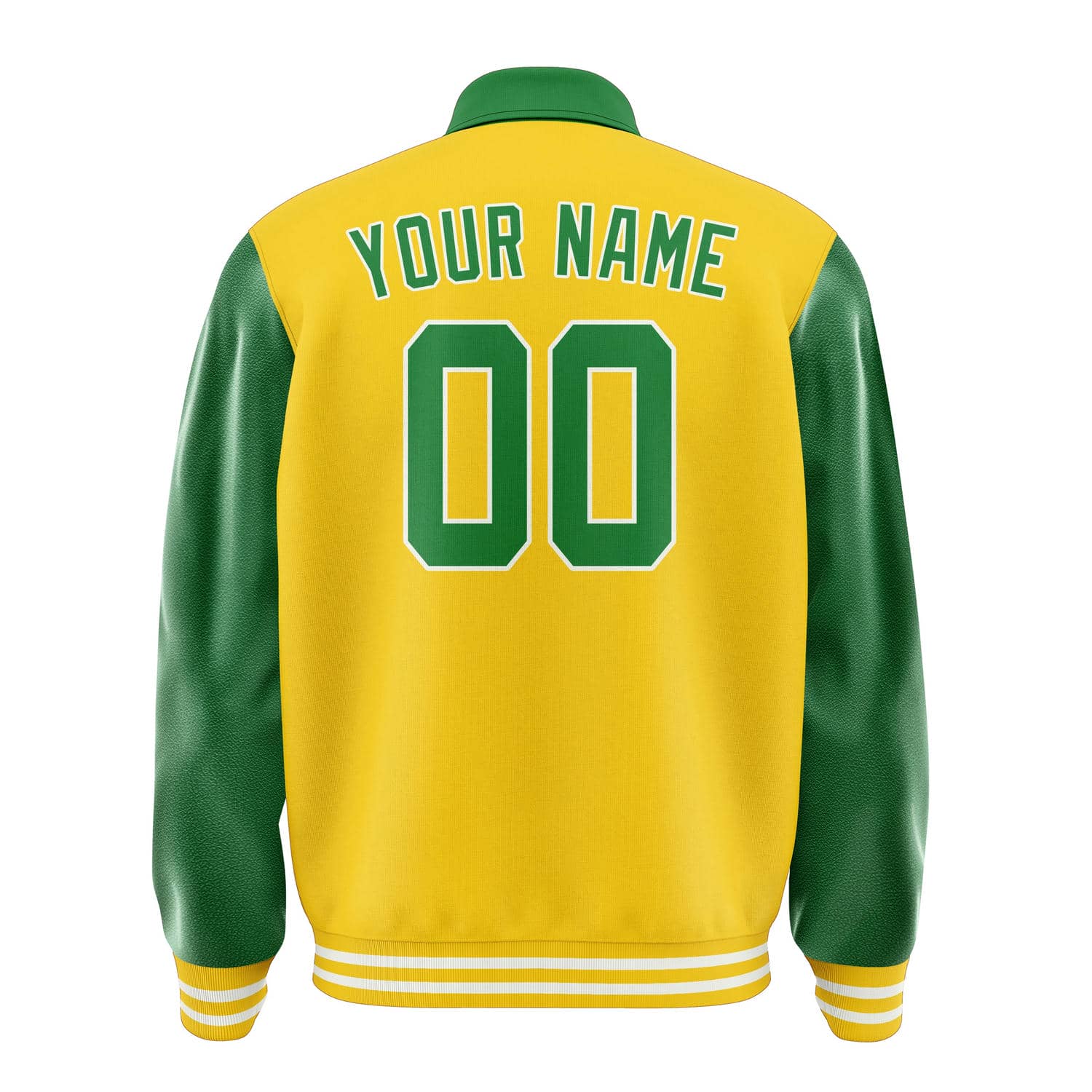 Custom Gold Emerald Green Jacket