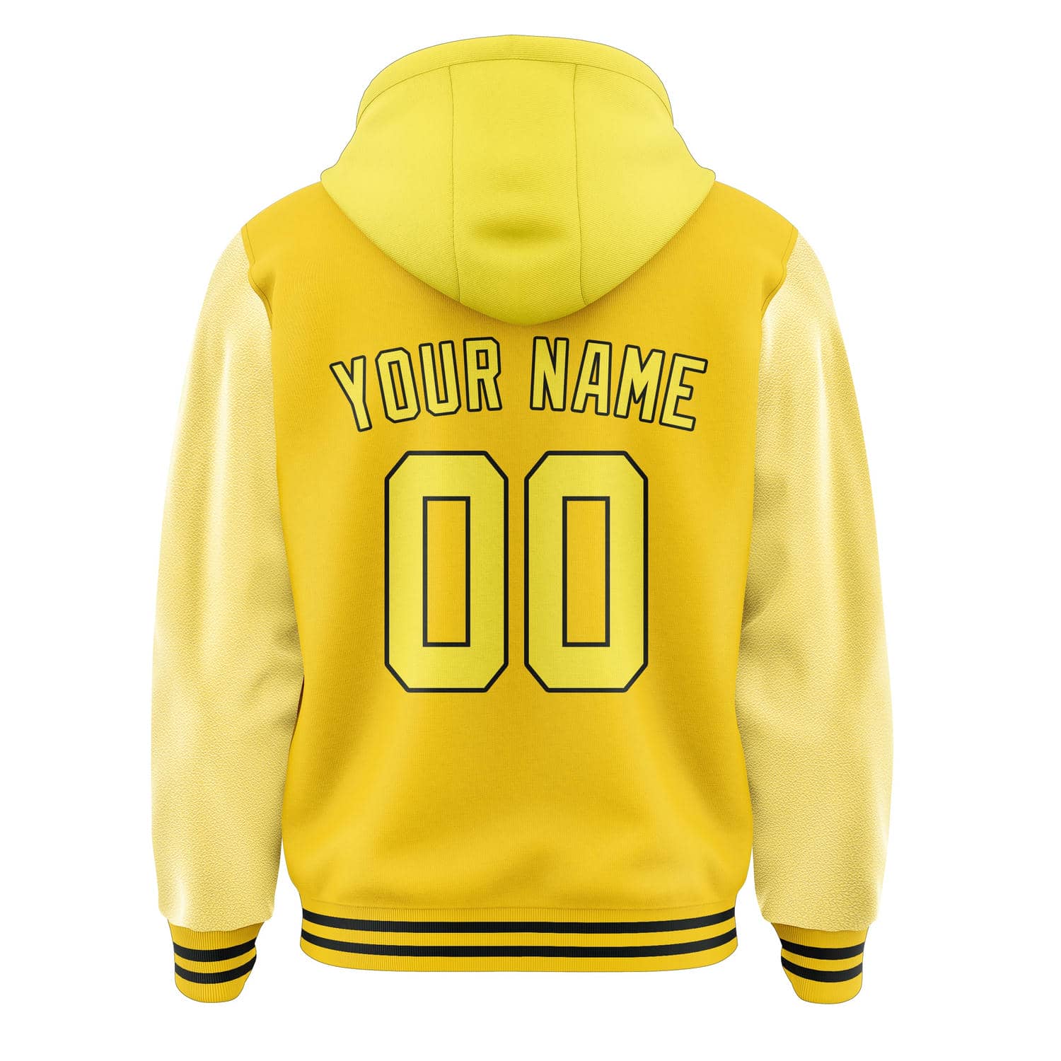 Custom Gold Light Yellow Jacket