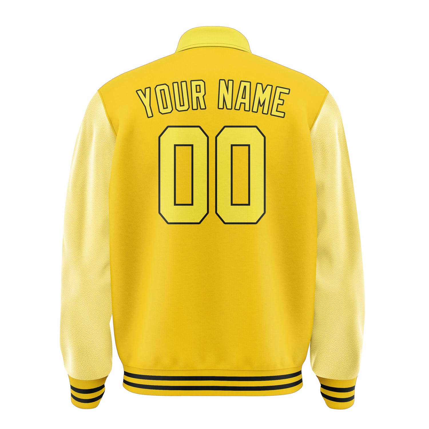 Custom Gold Light Yellow Jacket