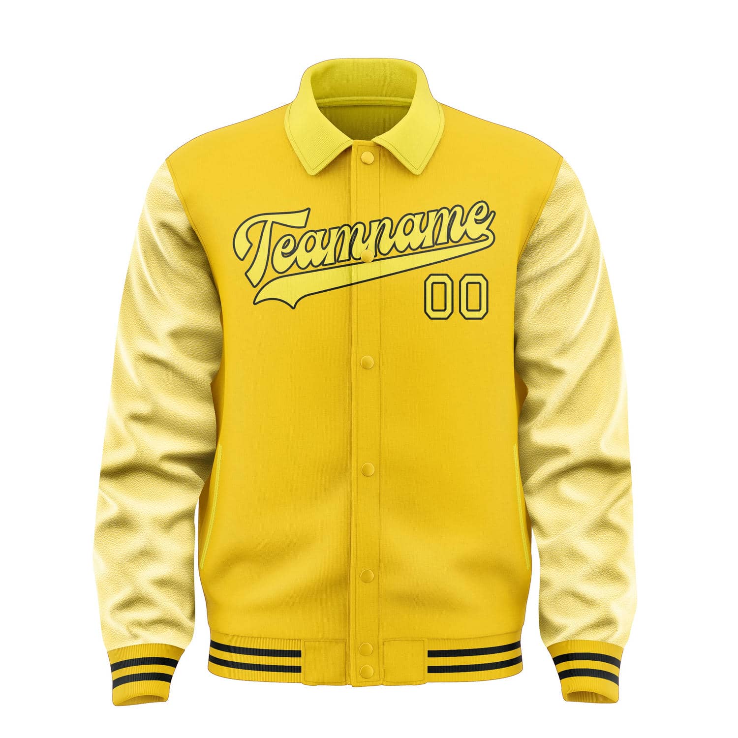 Custom Gold Light Yellow Jacket