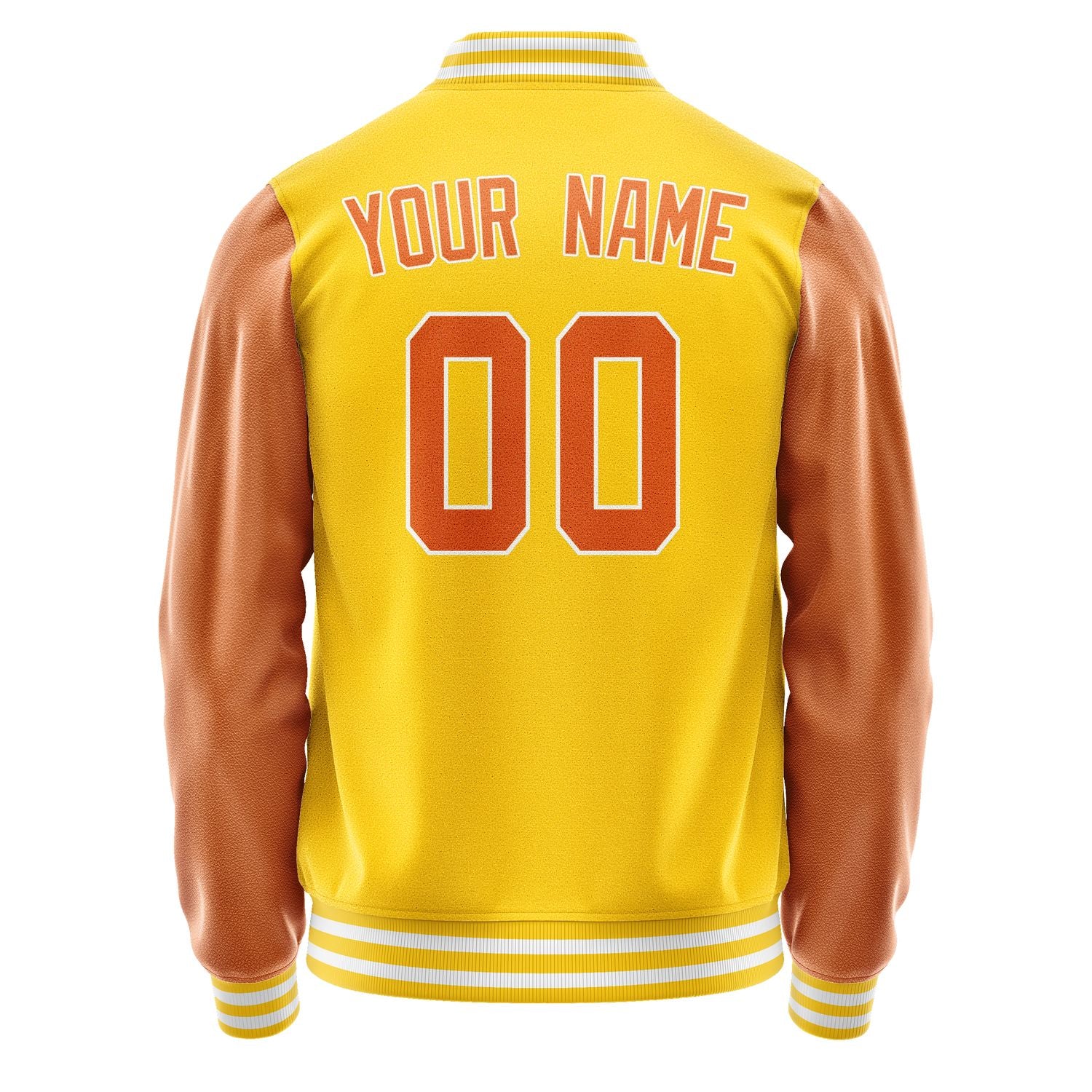 Custom Gold Orange Jacket JA3030283018B31828