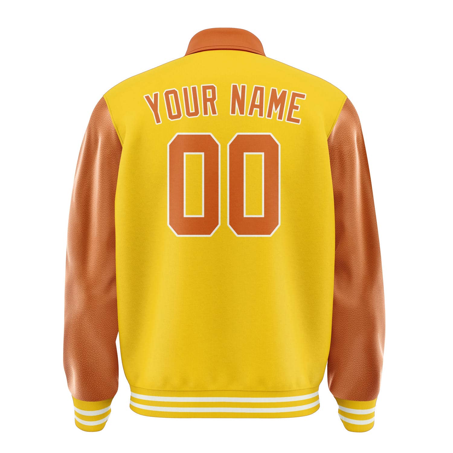 Custom Gold Orange Jacket