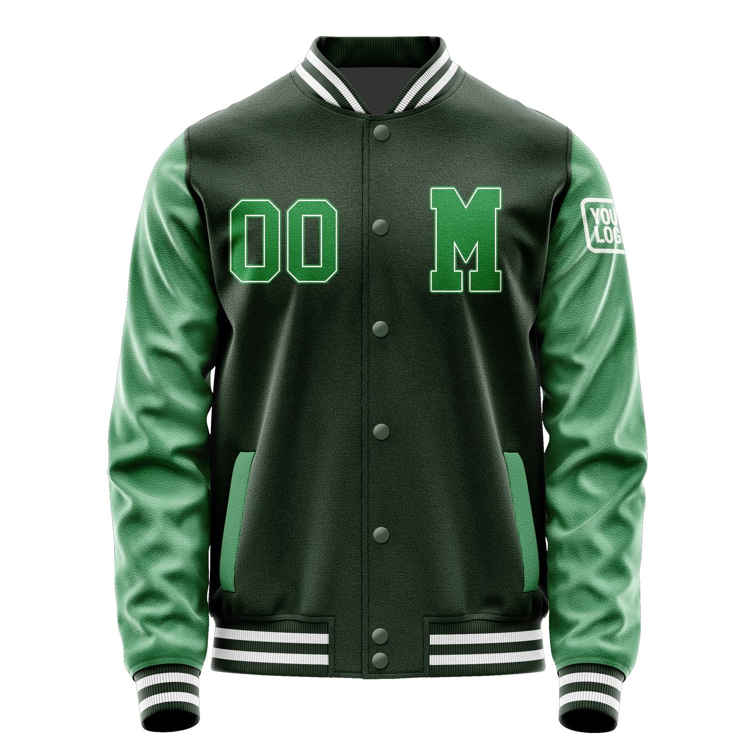 Custom Dark Green Emerald Green Jacket Jb0606240618241818