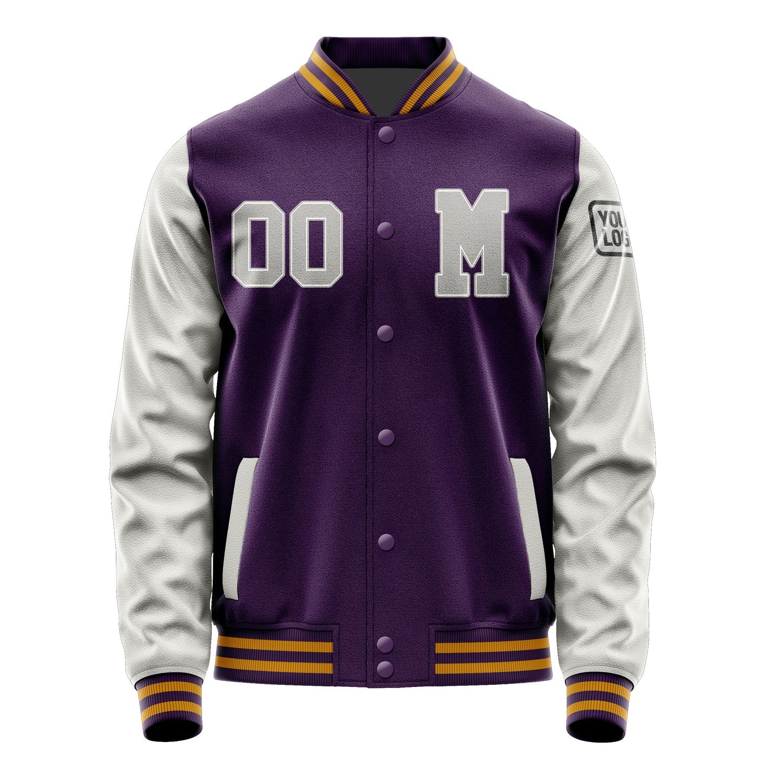 Custom Purple Gray Jacket Jb0707040719041817