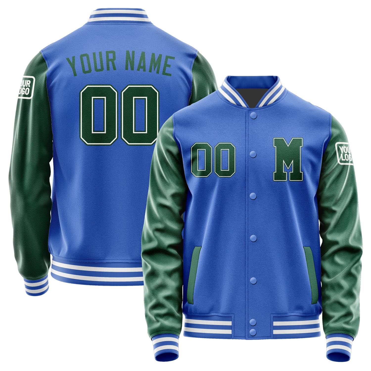 Custom Sky Blue Green Jacket Jb0909050918051818