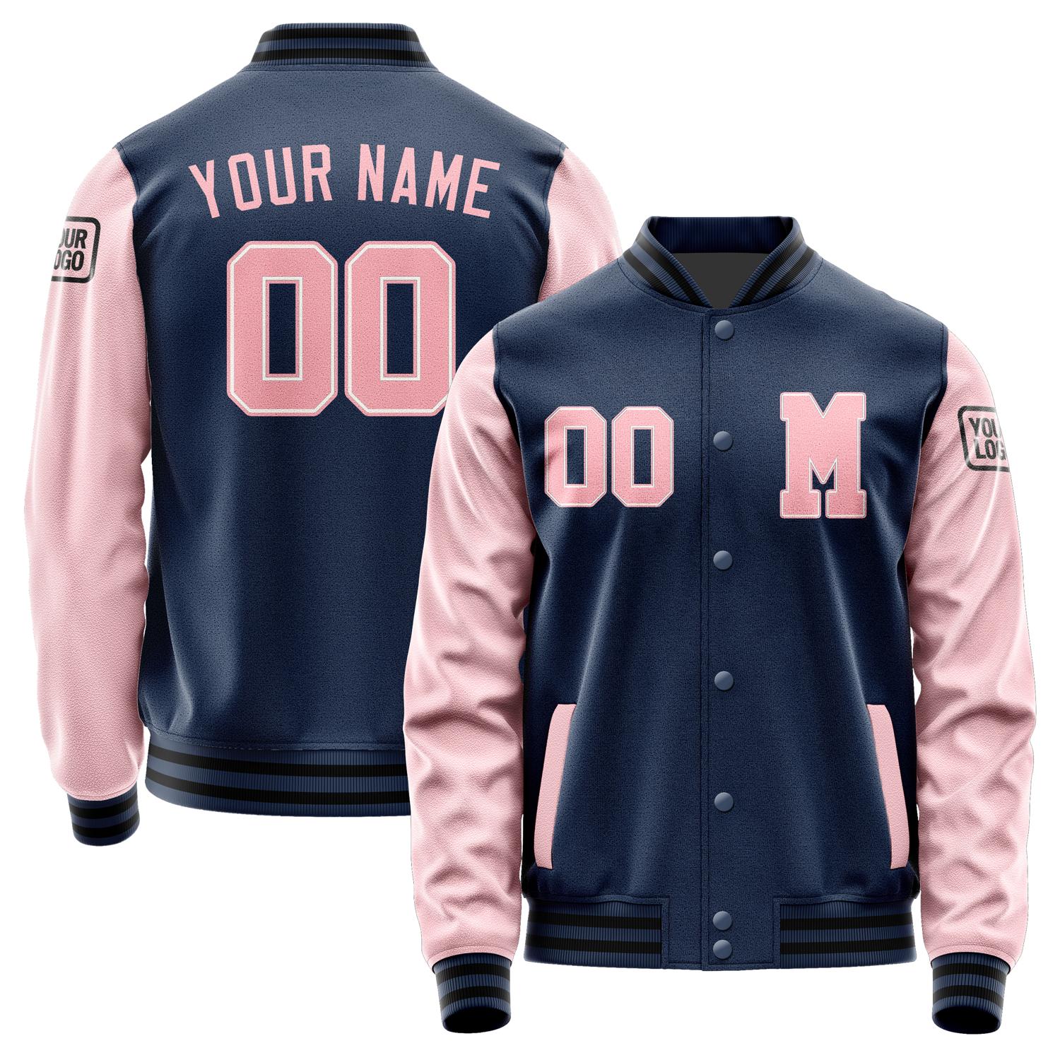 Custom Blue Light Pink Jacket Jb1010211017211817