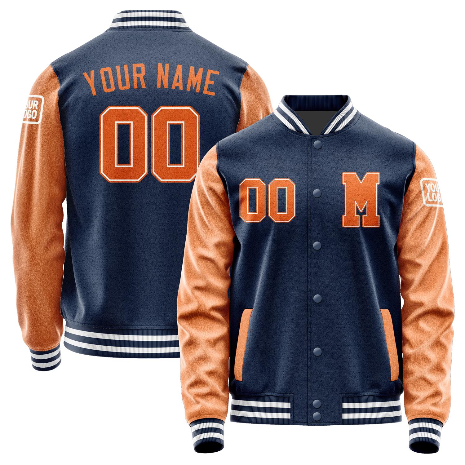 Custom Blue Orange Jacket Jb1010281018281818