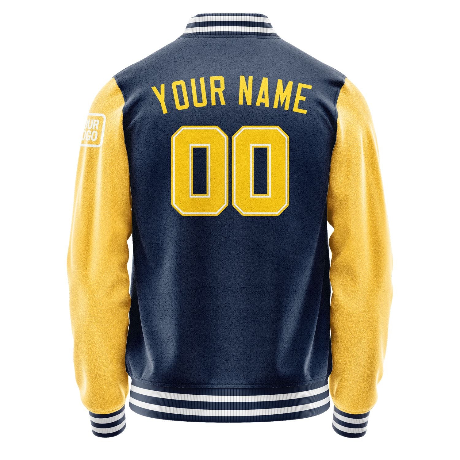 Custom Blue Gold Jacket Jb1010301018301818