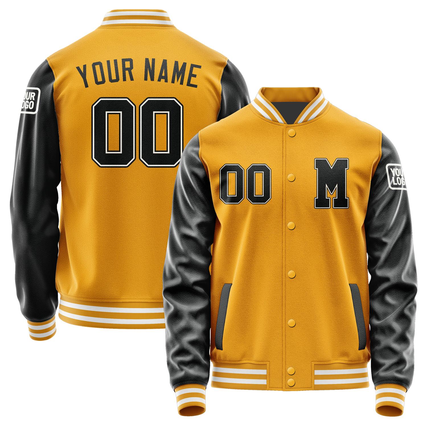 Custom Yellow Black Jacket Jb1919171918171818