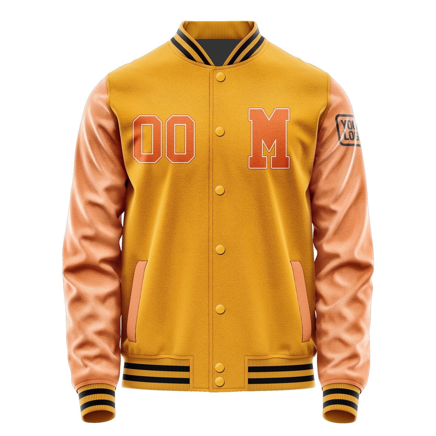 Custom Yellow Orange Jacket Jb1919281917281817