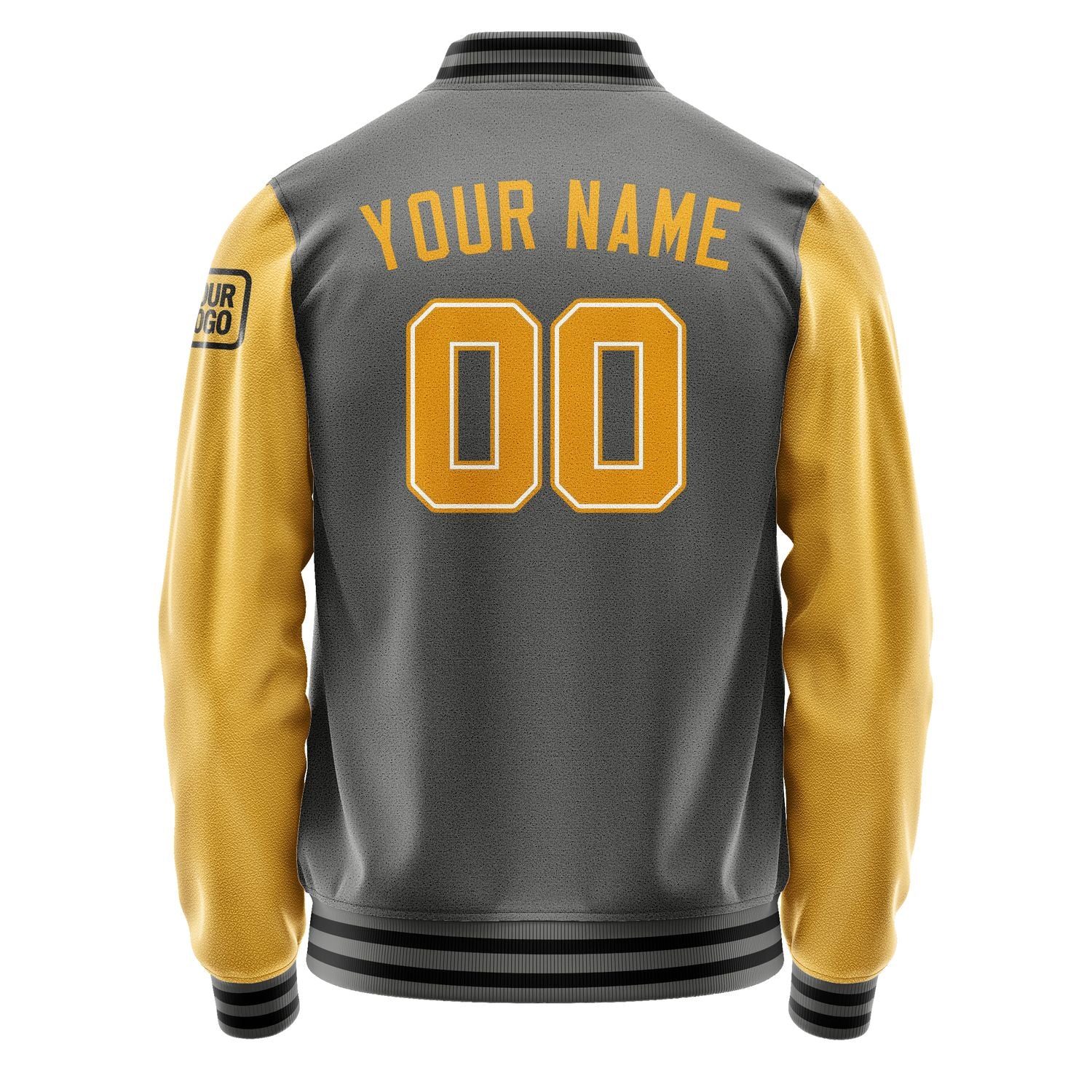 Custom Dark Grey Yellow Jacket Jb2020192017191817