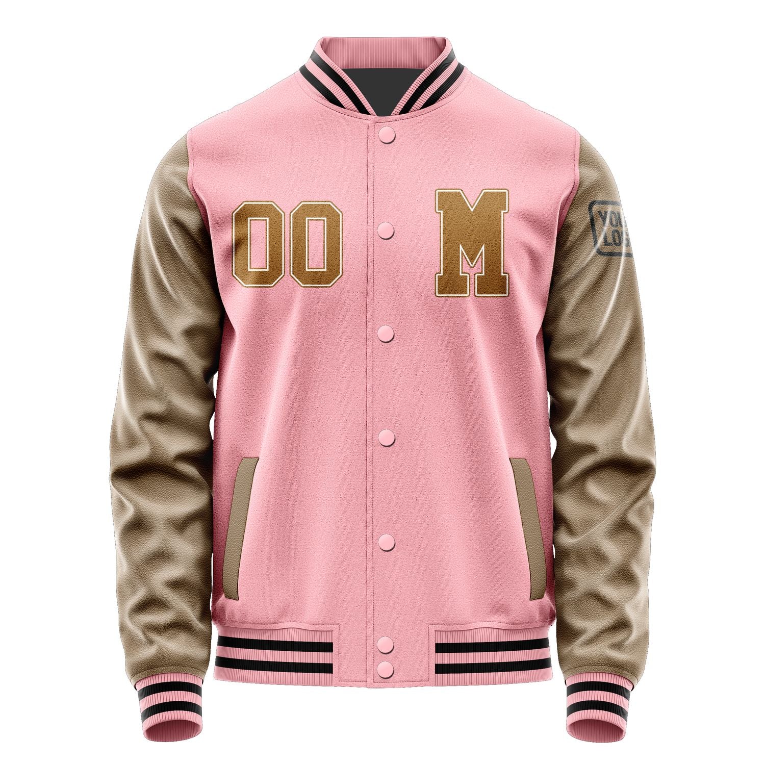 Custom Light Pink Khaki Jacket Jb2121222117221817