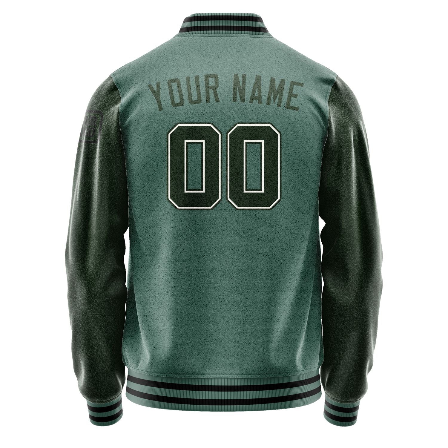 Custom Blue Green Dark Green Jacket Jb2727062717061817