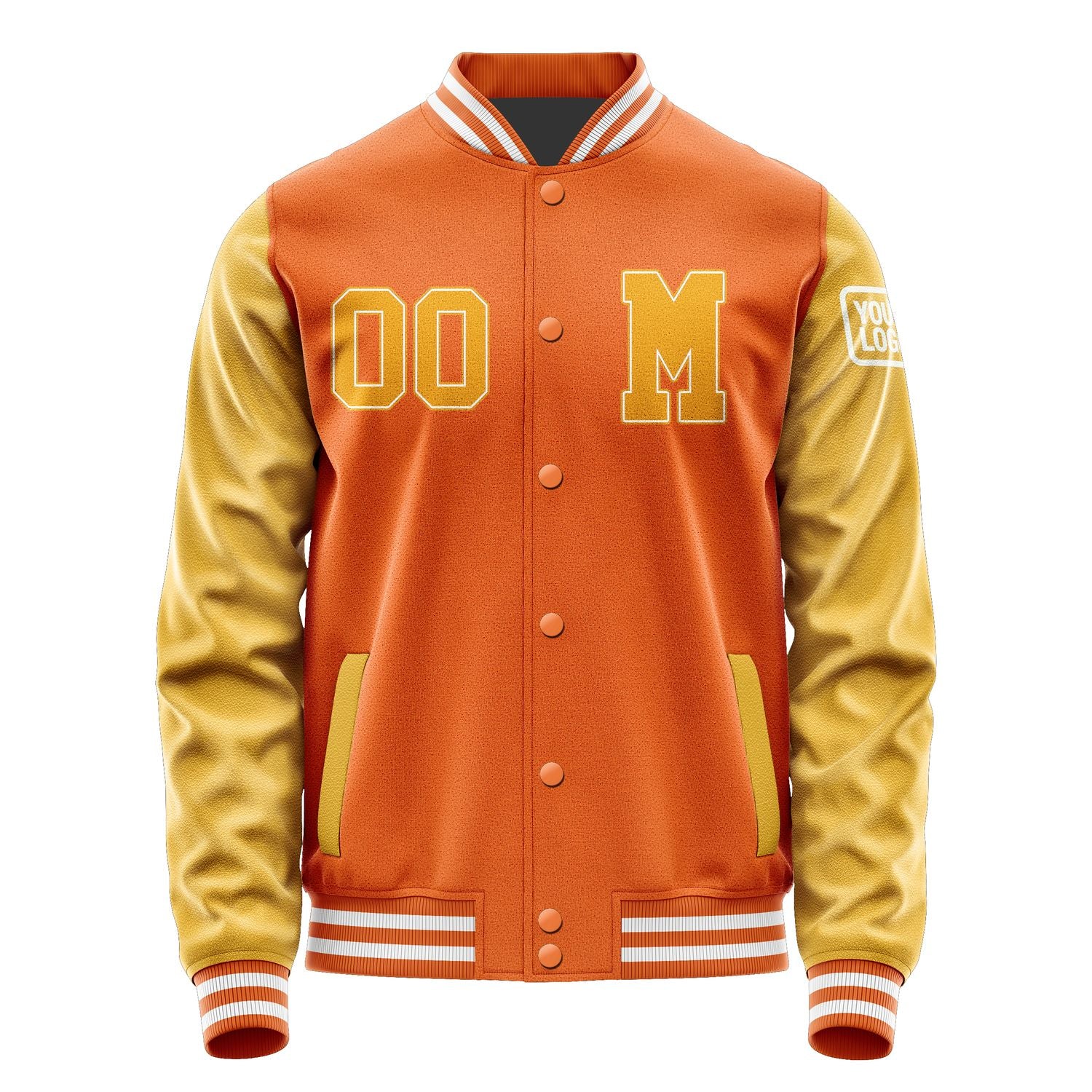 Custom Orange Yellow Jacket Jb2828192818191818