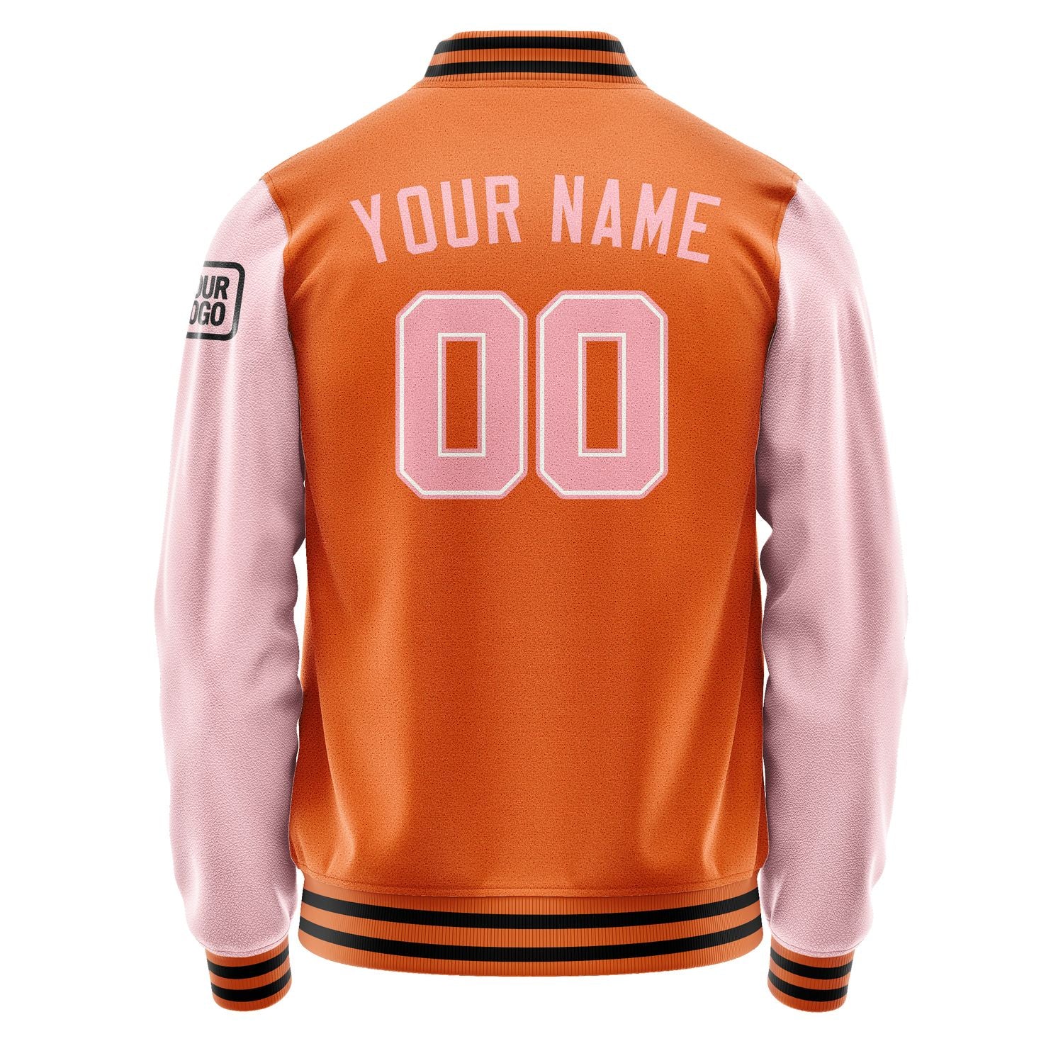 Custom Orange Light Pink Jacket Jb2828212817211817