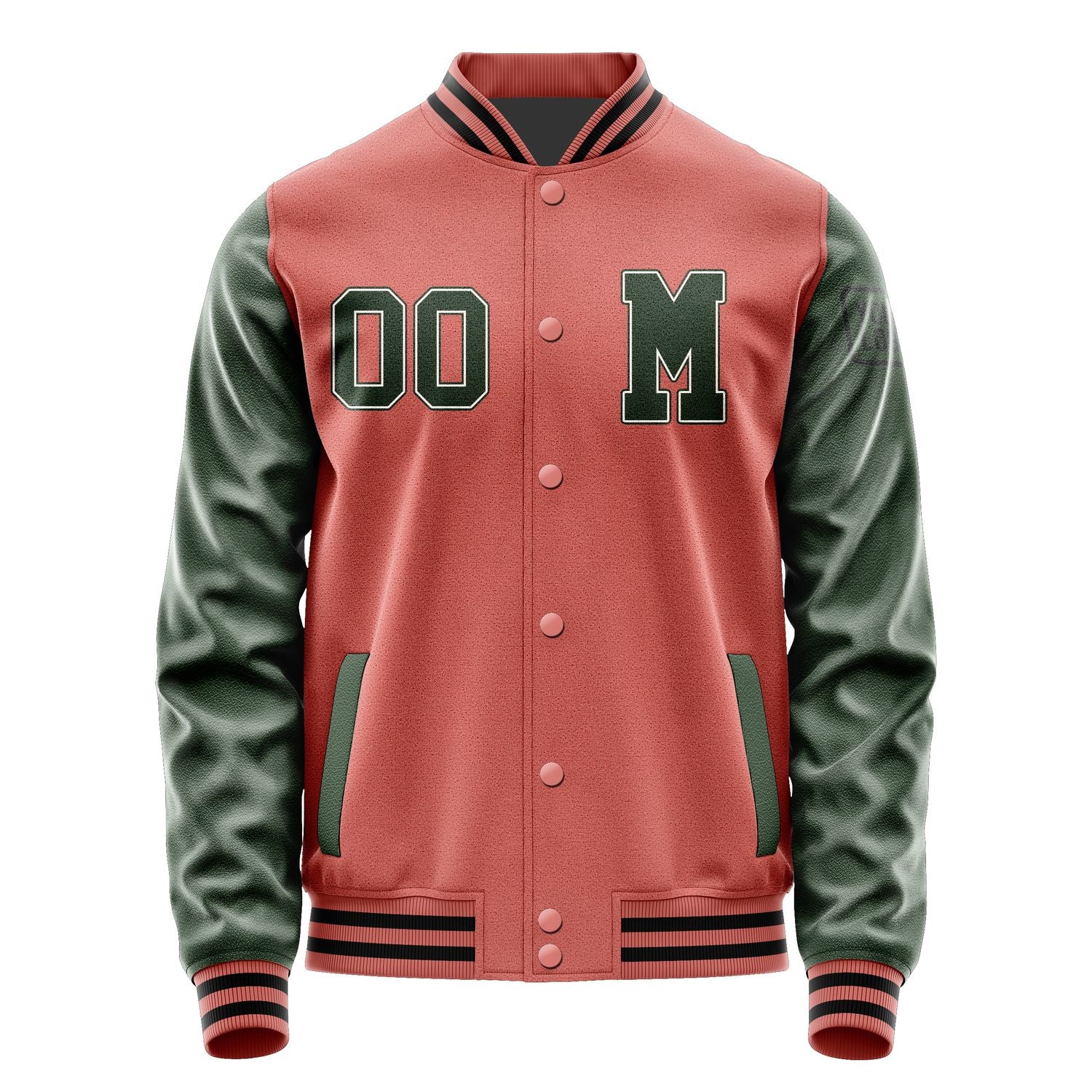 Custom Copper Rose Dark Green Jacket Jb2929062917061817