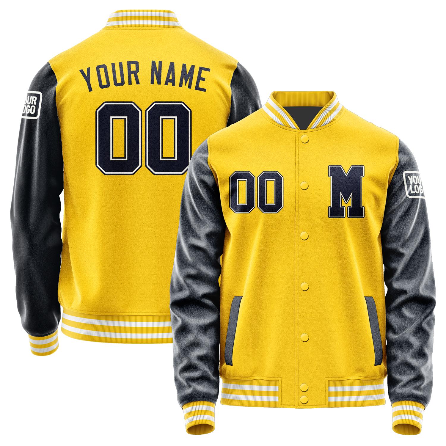 Custom Gold Navy Jacket Jb3030113018111818