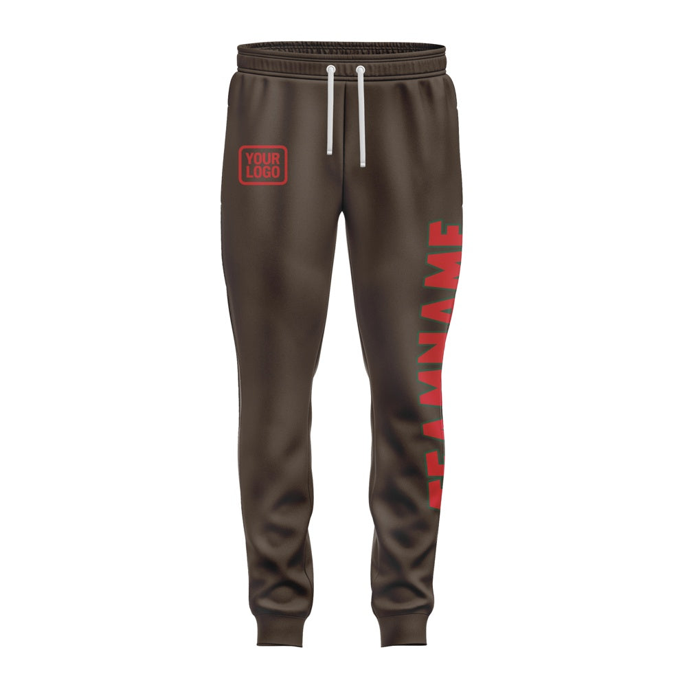 Custom Brown Red Pants