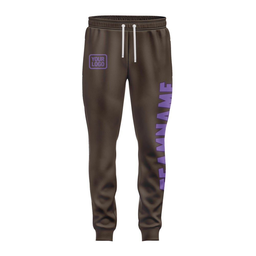 Custom Brown Light Purple Pants