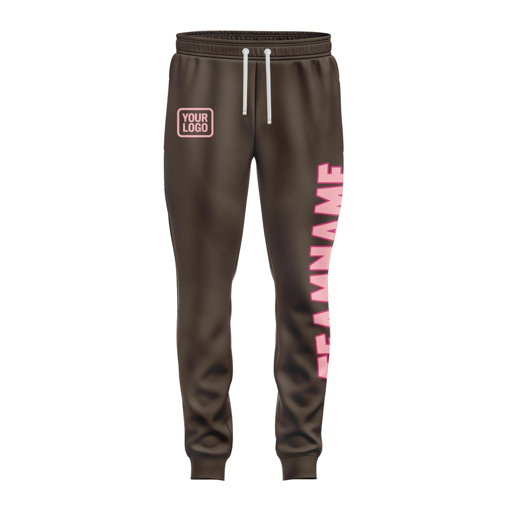 Custom Brown Light Pink Pants