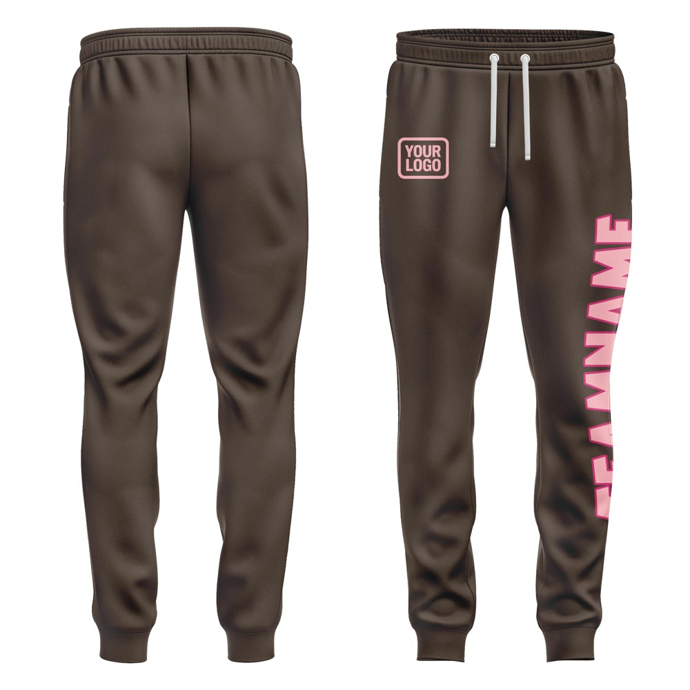 Custom Brown Light Pink Pants