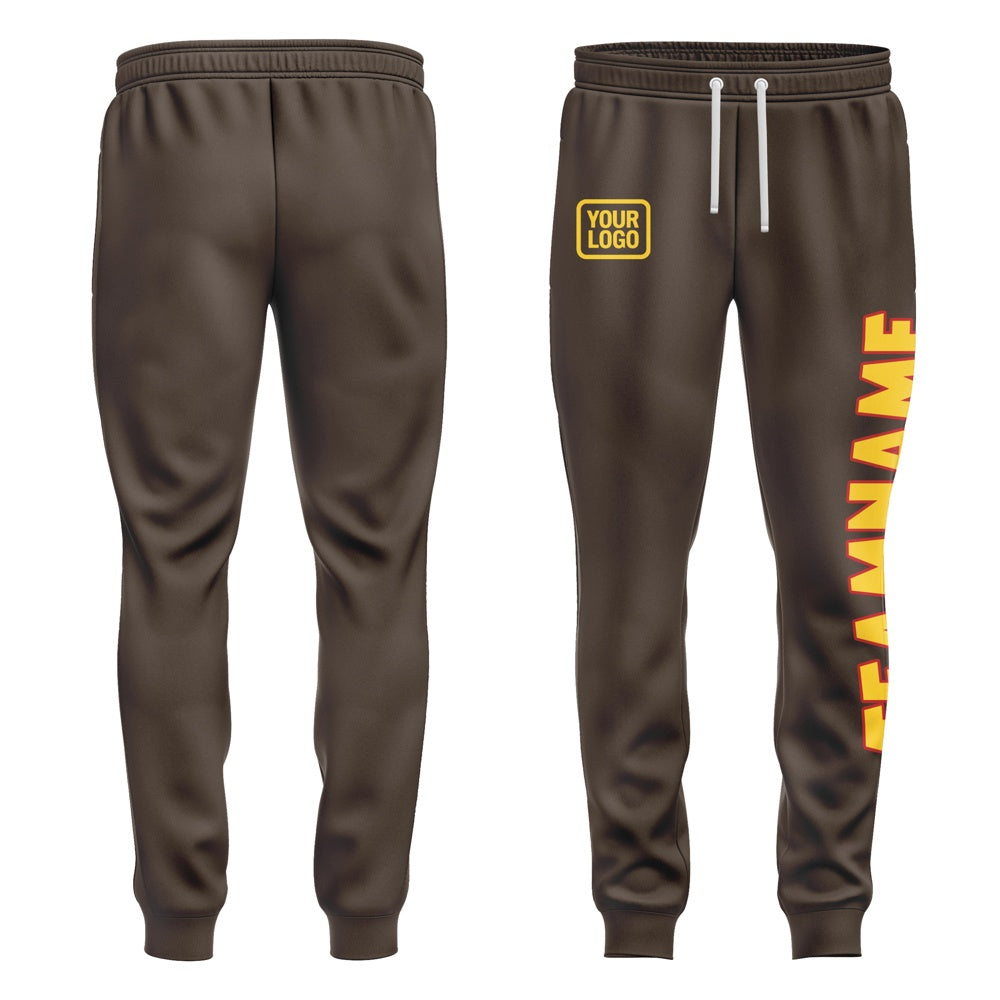 Custom Brown Gold Pants