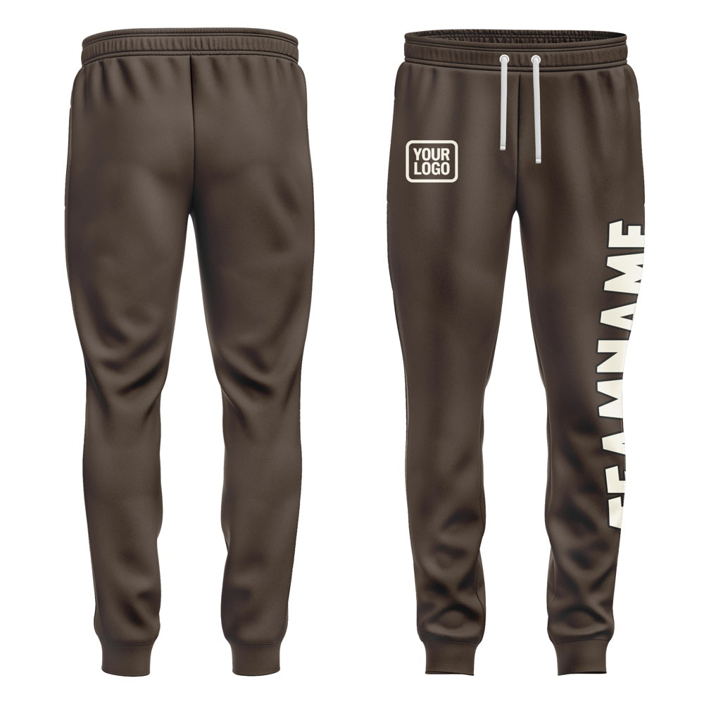 Custom Brown Cream Pants
