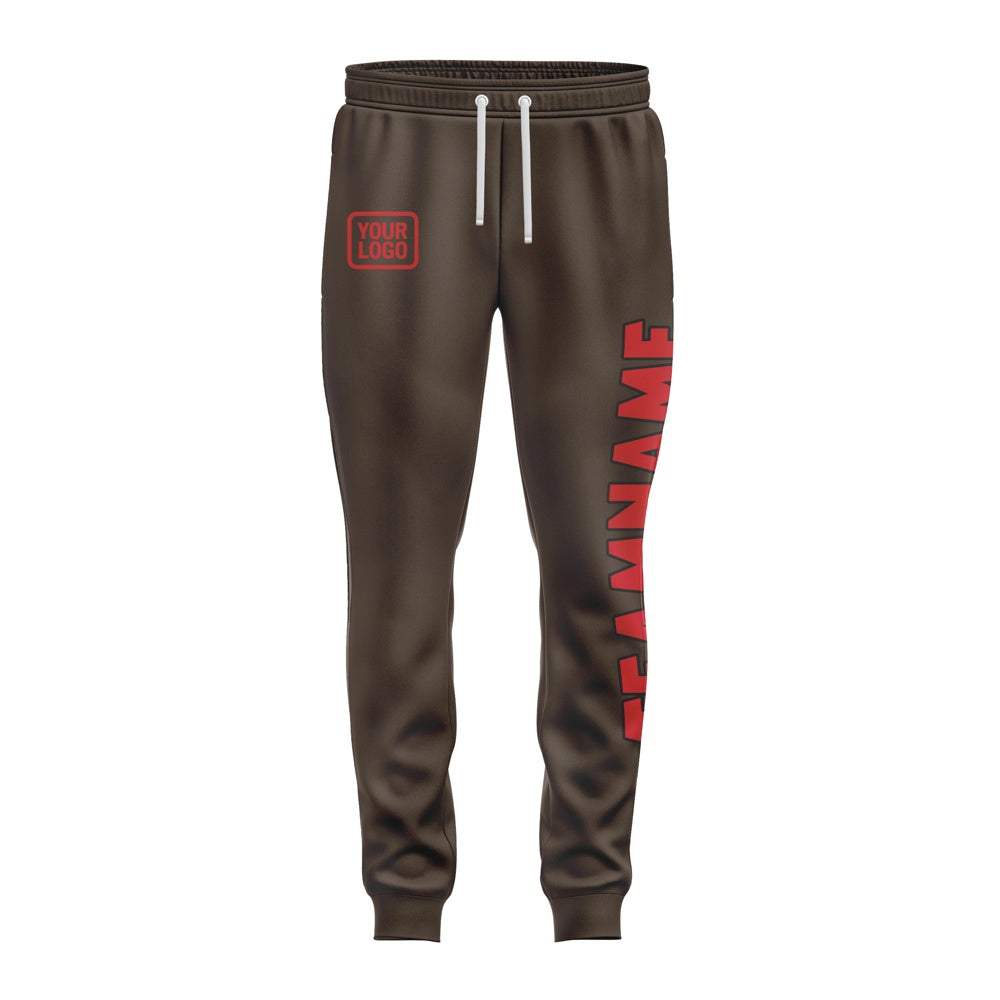 Custom Brown Red Pants