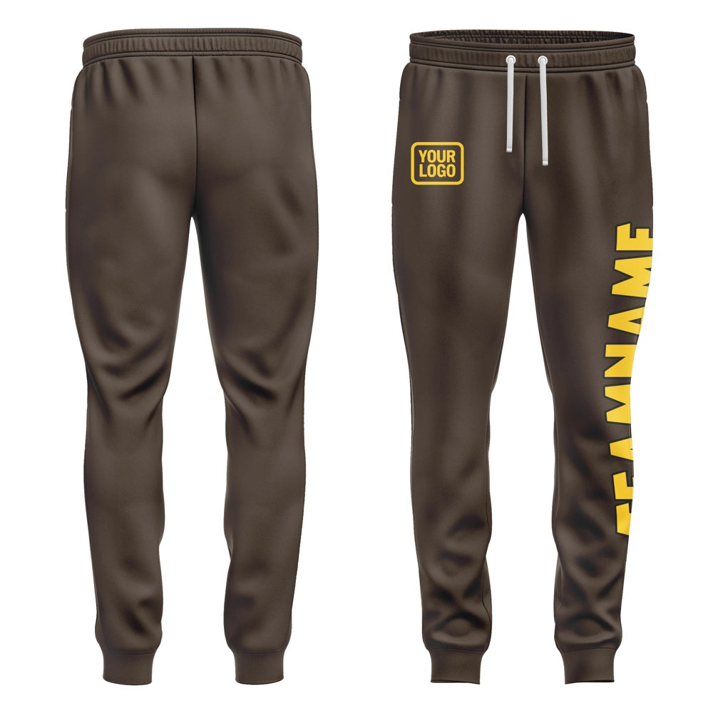 Custom Brown Gold Pants
