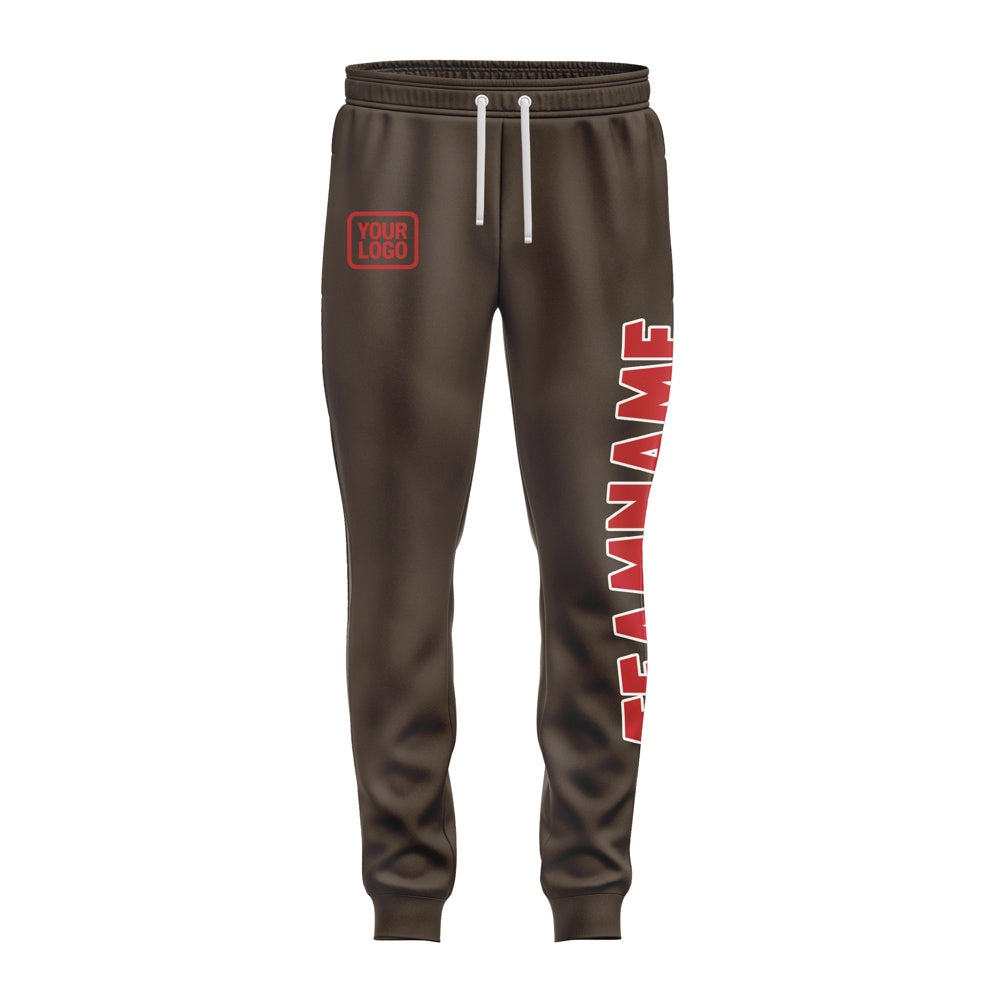 Custom Brown Red Pants